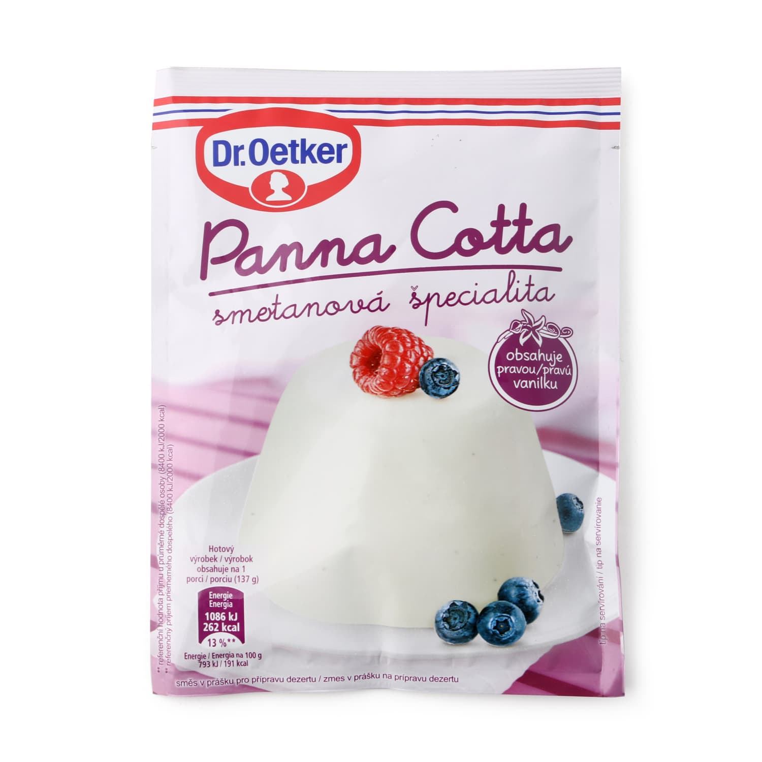 Dessert DR.OETKER PANNA COTTA, 50g