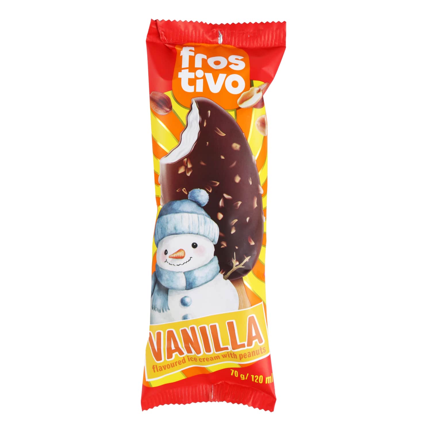 Vanilla sk. eating ice cream FROSTIVO, 120ml/70g
