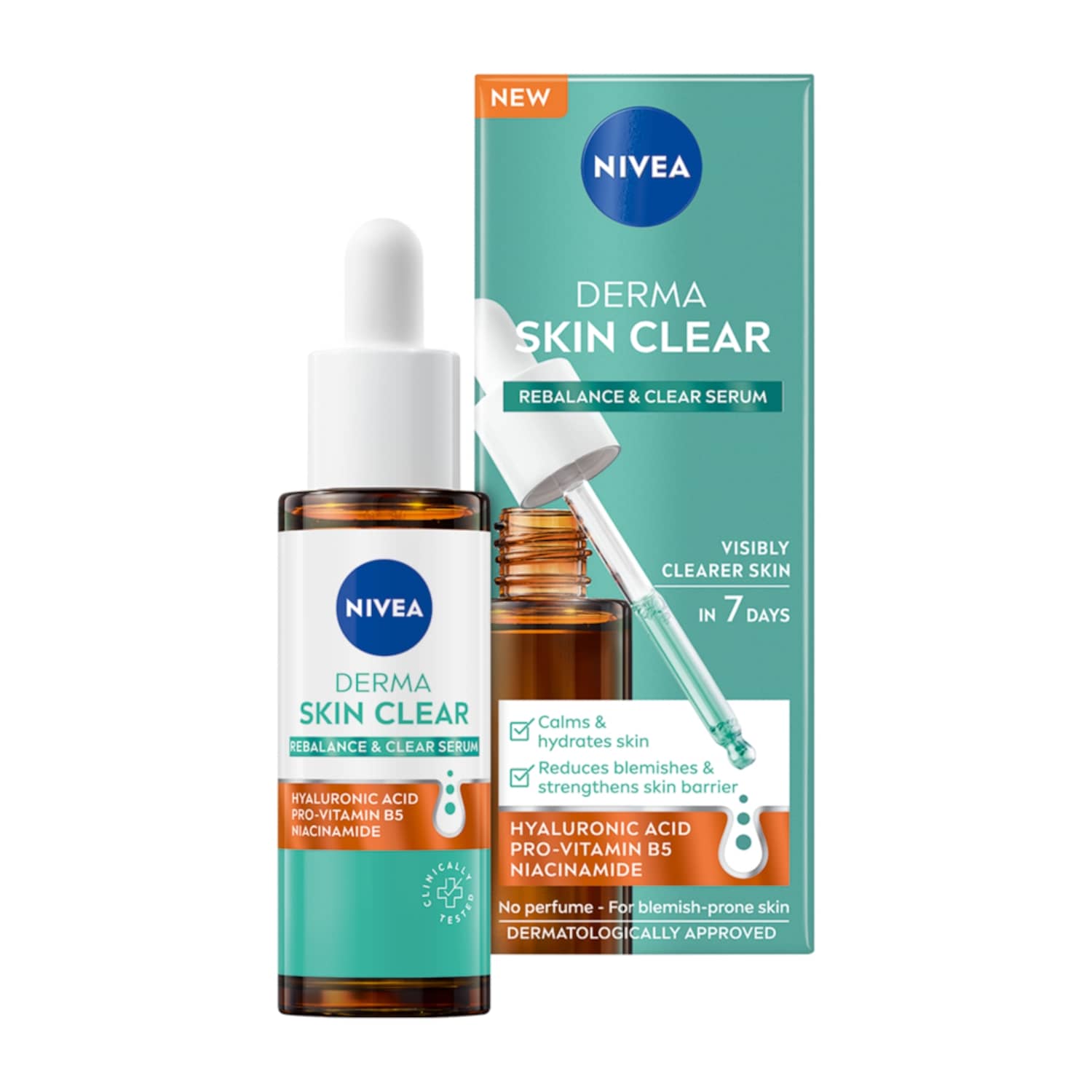 Serum NIVEA DERMA SKIN CLEAR REBAL., 30 ml