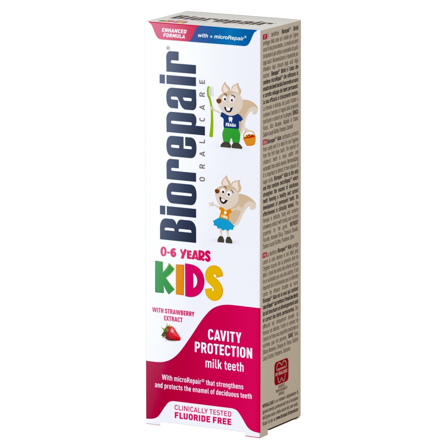 Зубная паста BIOREPAIR Kids 0-6 лет, 50ml
