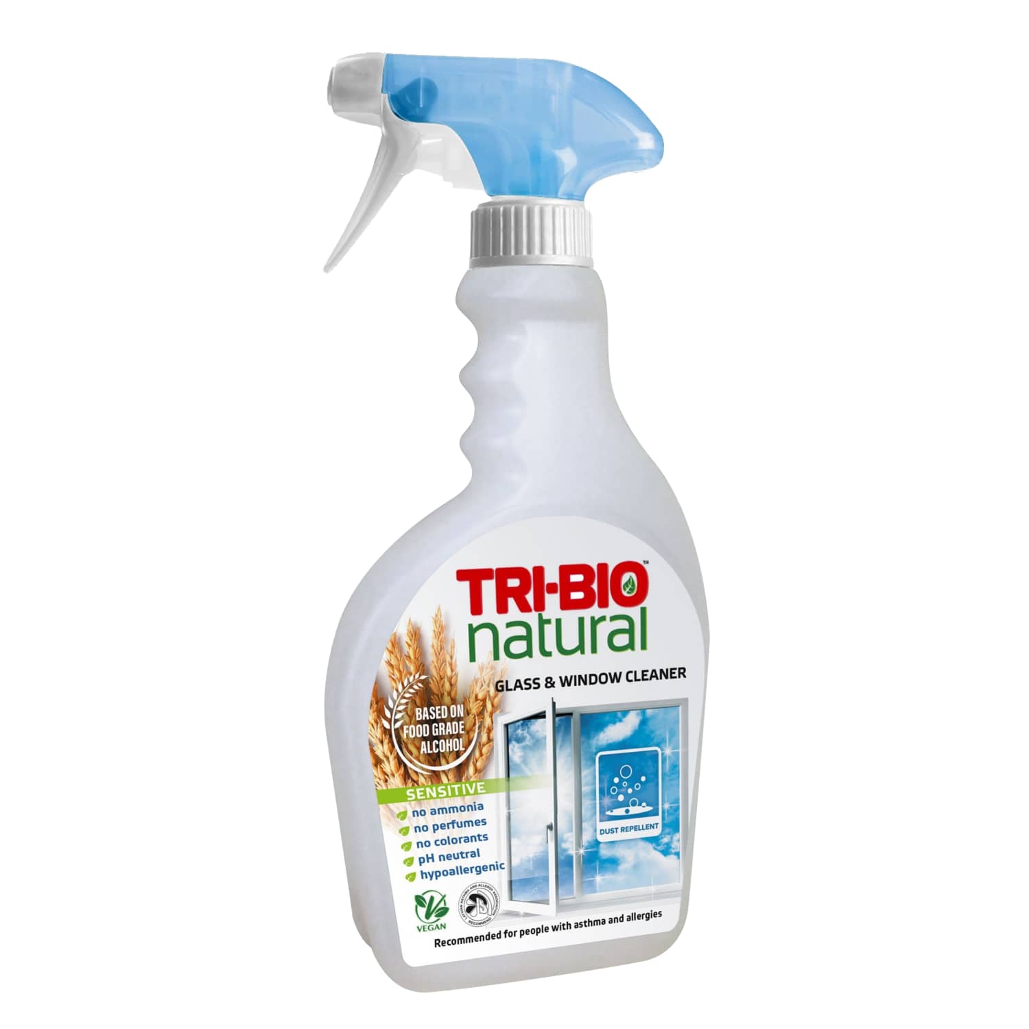 Glass cleaner TRI-BIO SENSITIVE, 0.5 l