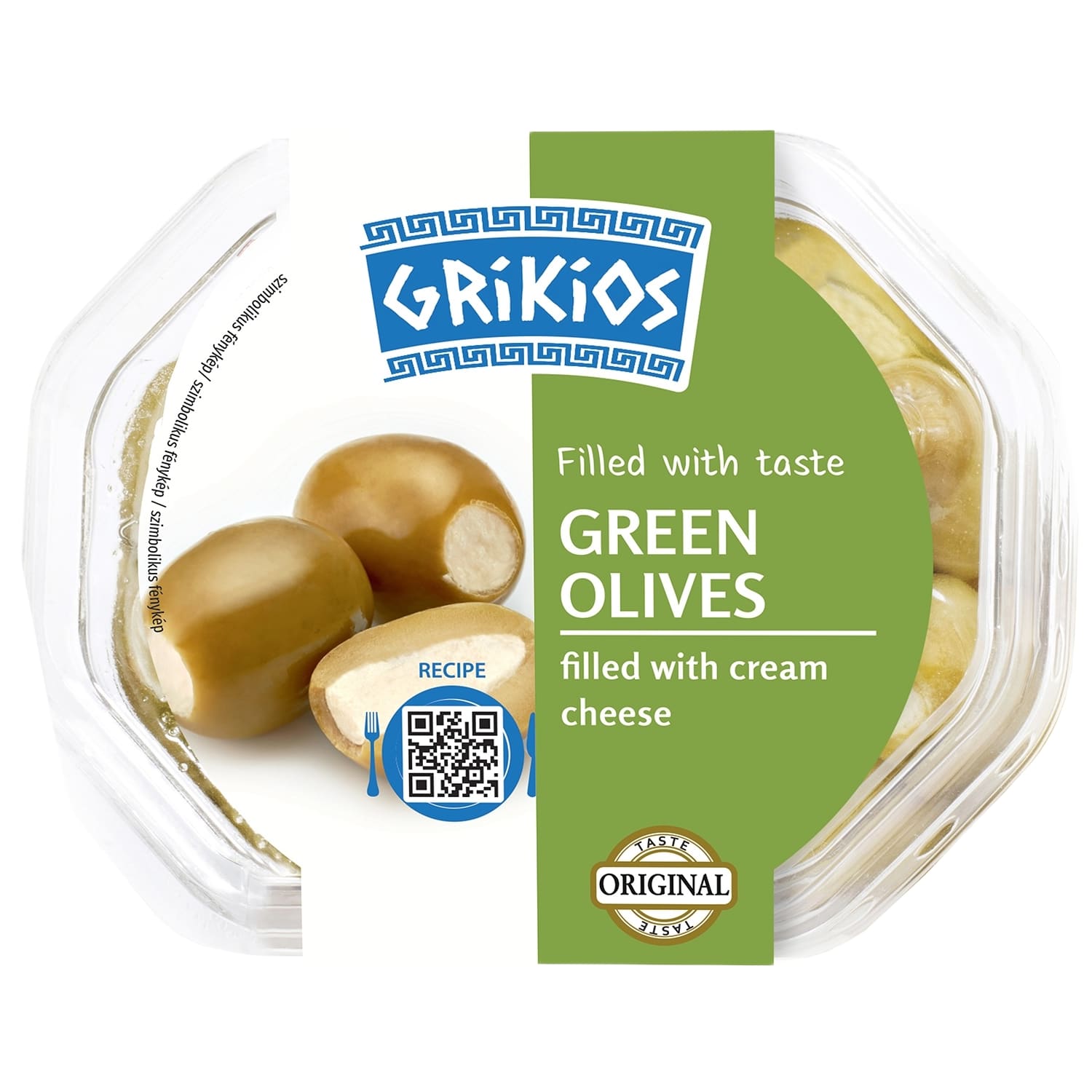 Green olives stuffed with cheese, 200/150 g