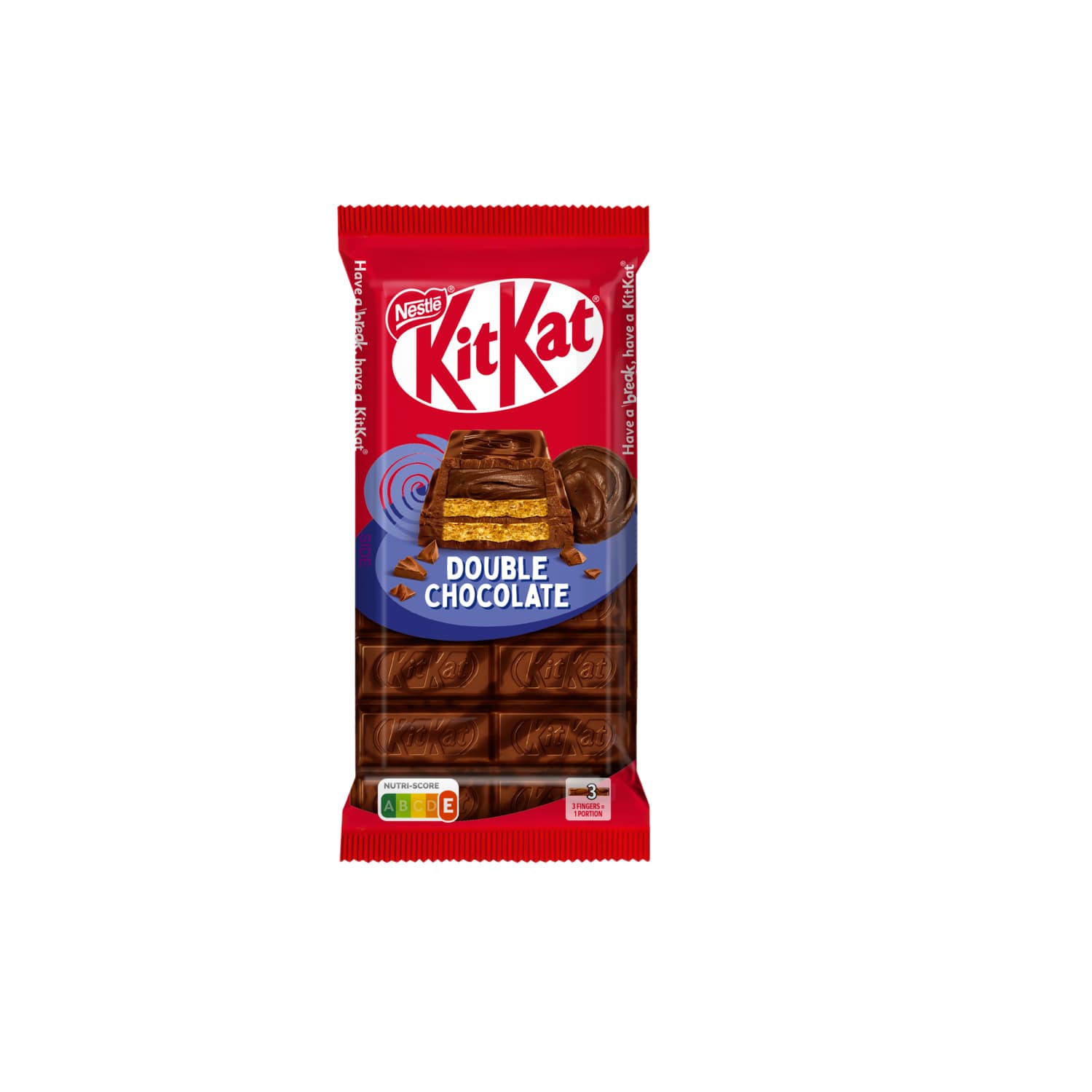 Dvigubo šokolado skonio plytelė KIT KAT, 99 g
