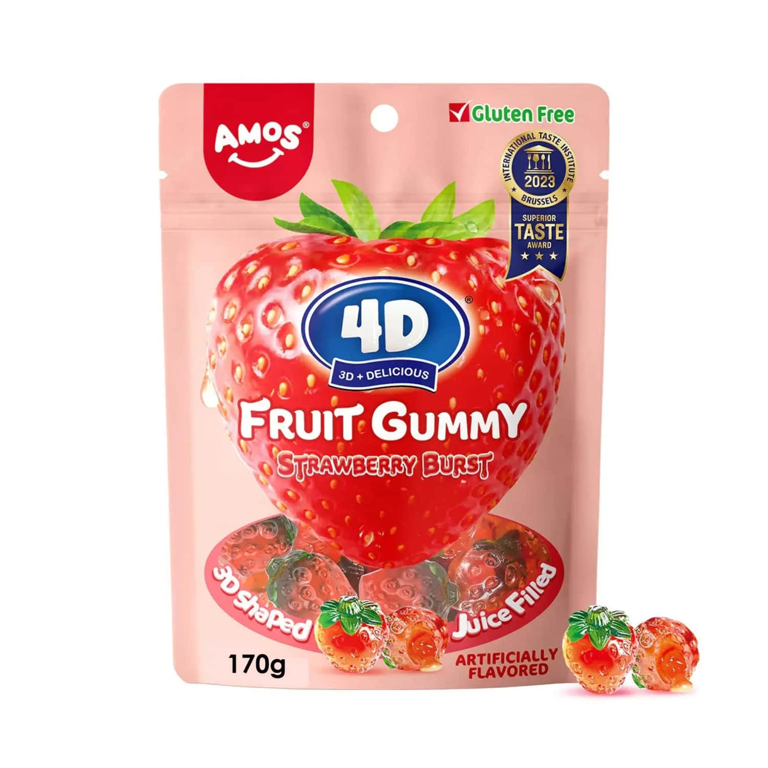 Guminukai 4D STRAWBERRY, 65 g
