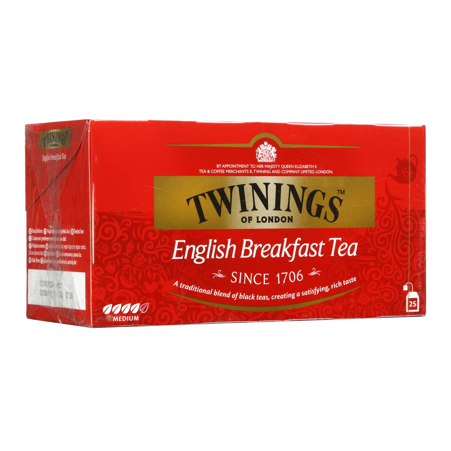 Чёрный чай TWININGS АНГЛИЙСКИЙ ЗАВТРАК, 25 x 2 г