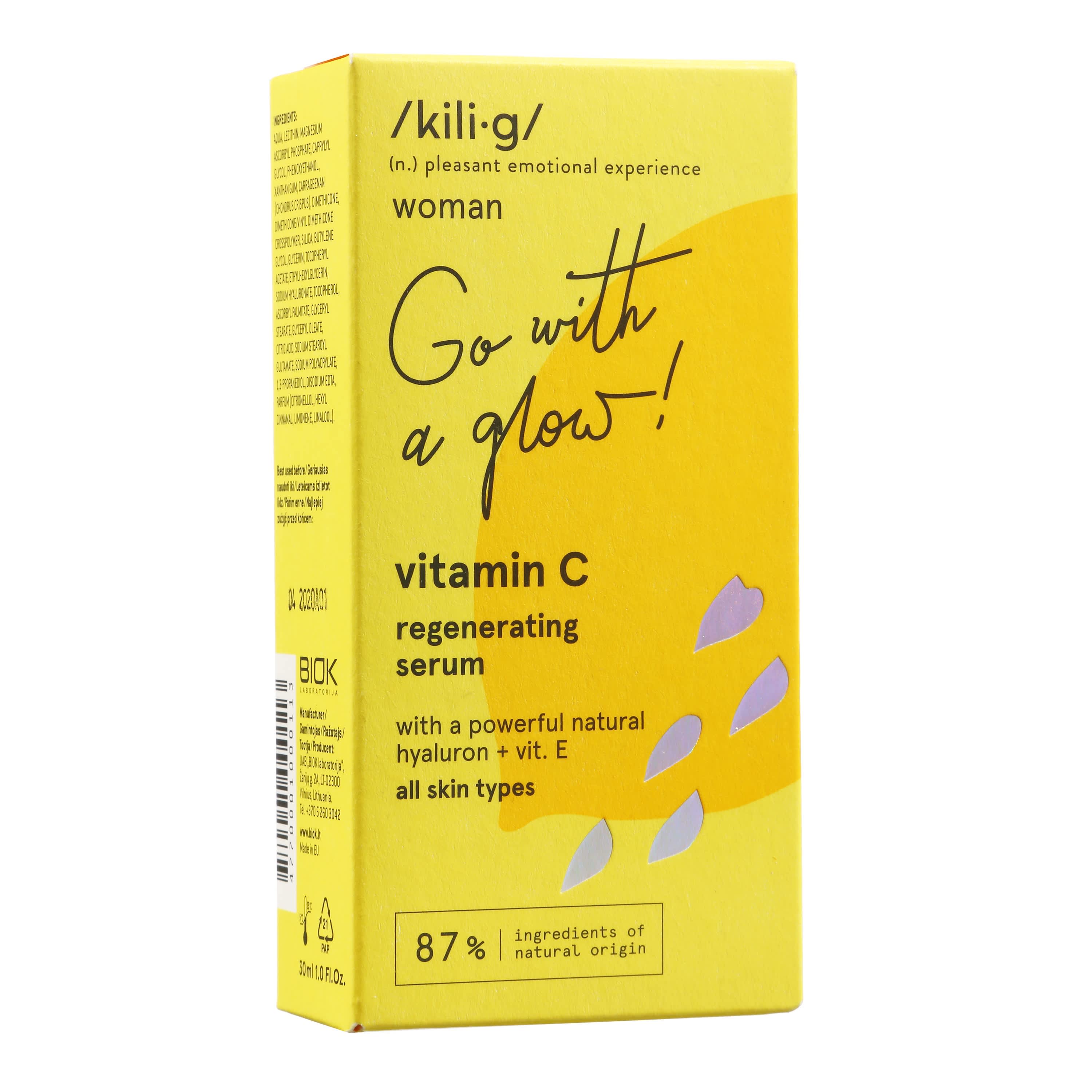Face serum KILIG WOMAN VITAMIN C, 30 ml