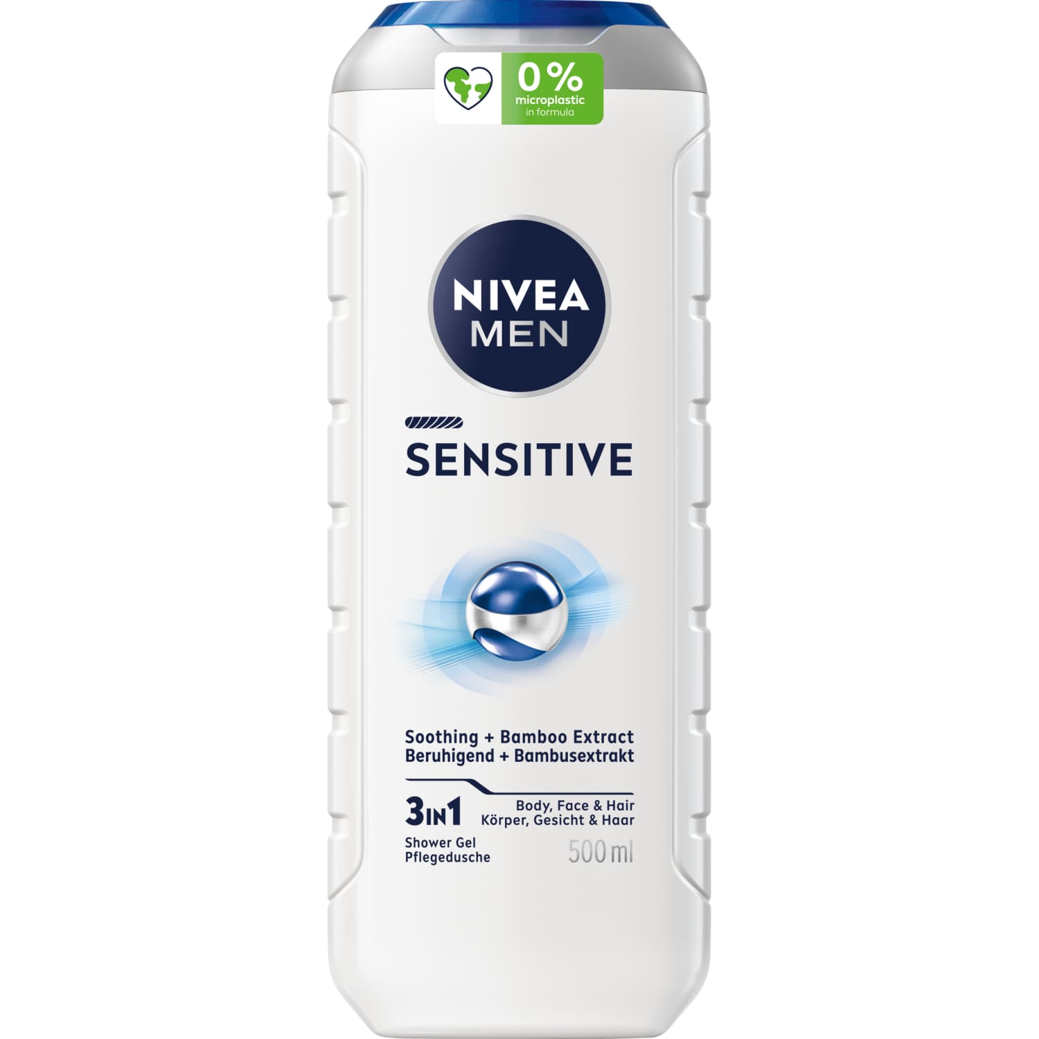 Dušo želė vyrams NIVEA SENSITIVE, 500 ml