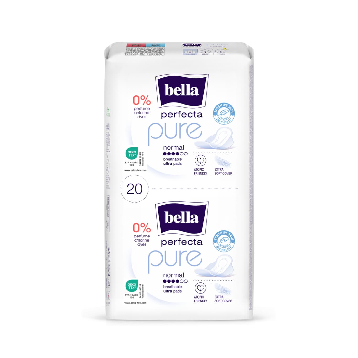 Hig. pak. BELLA PERFECTA PURE NORMAL, 20 vnt