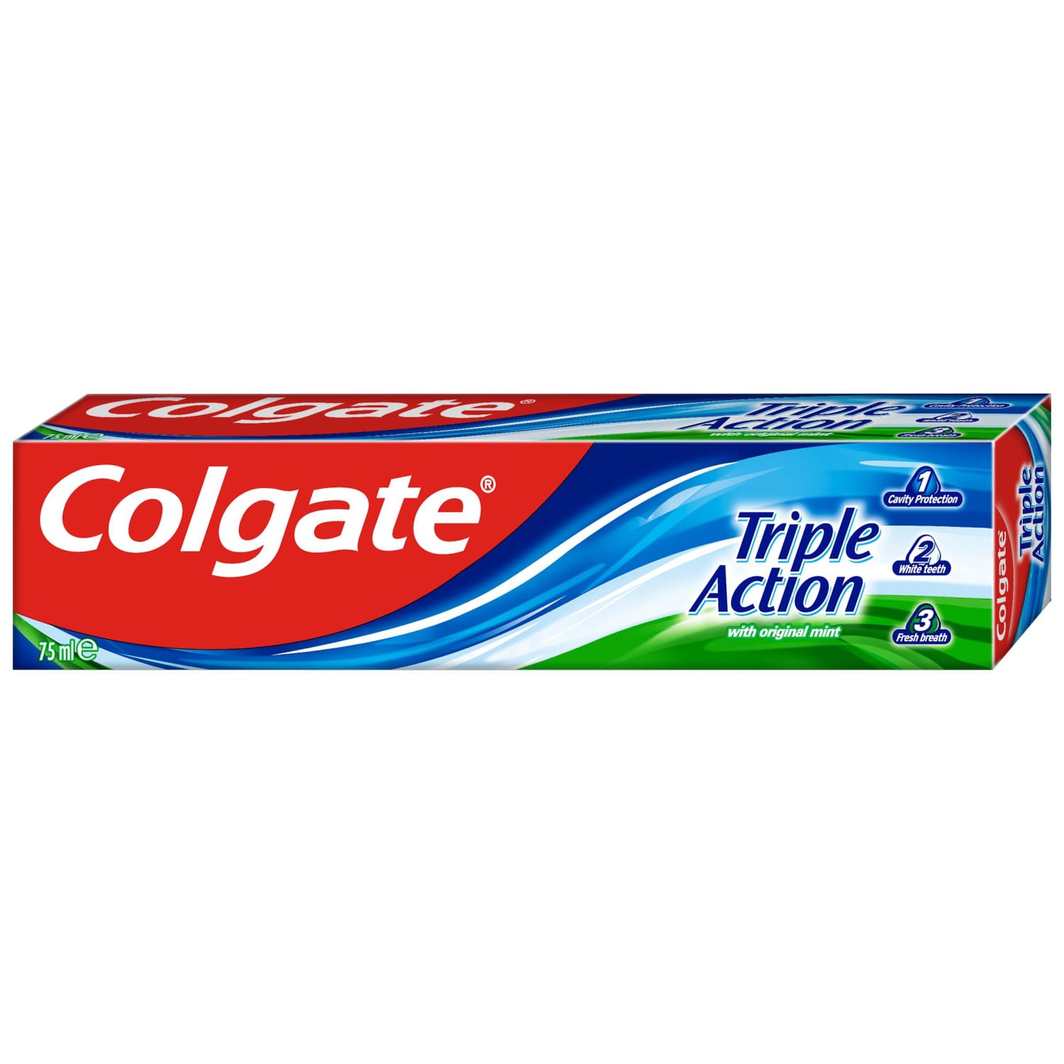 Зубная паста COLGATE TRIPLE ACTION, 75 мл