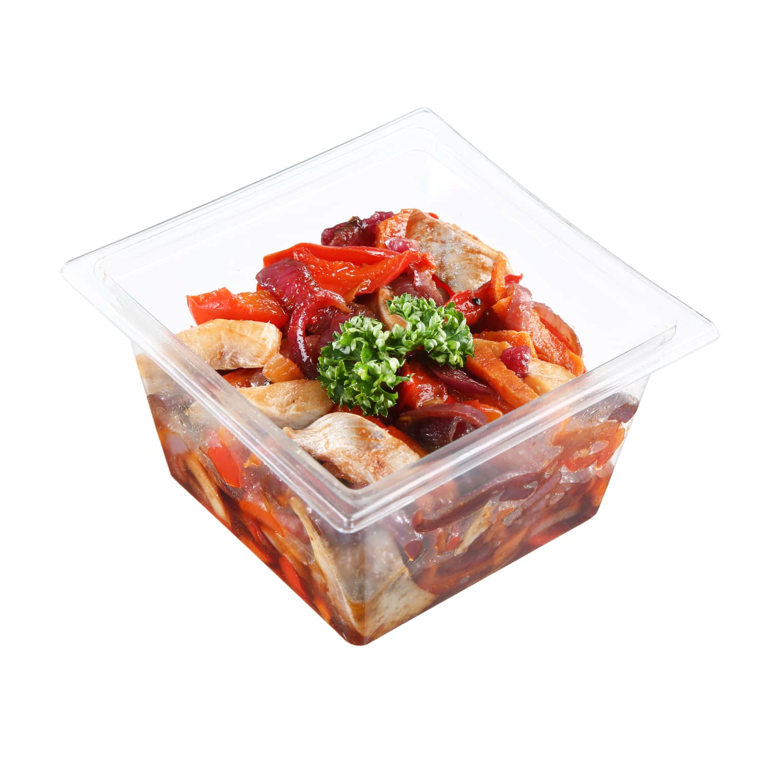 Herring with fried vegetables TERIYAKI style, 250 g