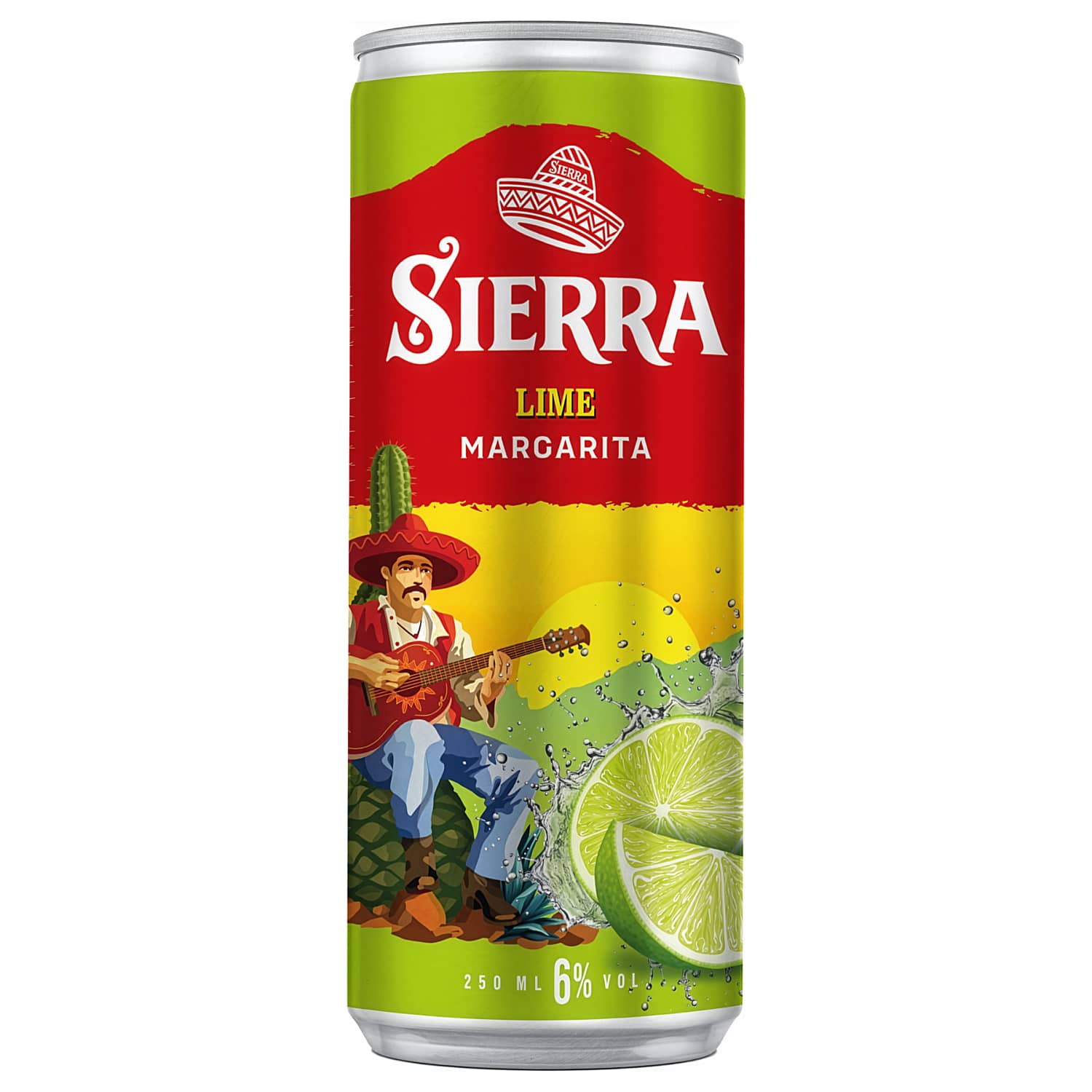 Alc. cocktail SIERRA LIME, 6 %, 0,25 l