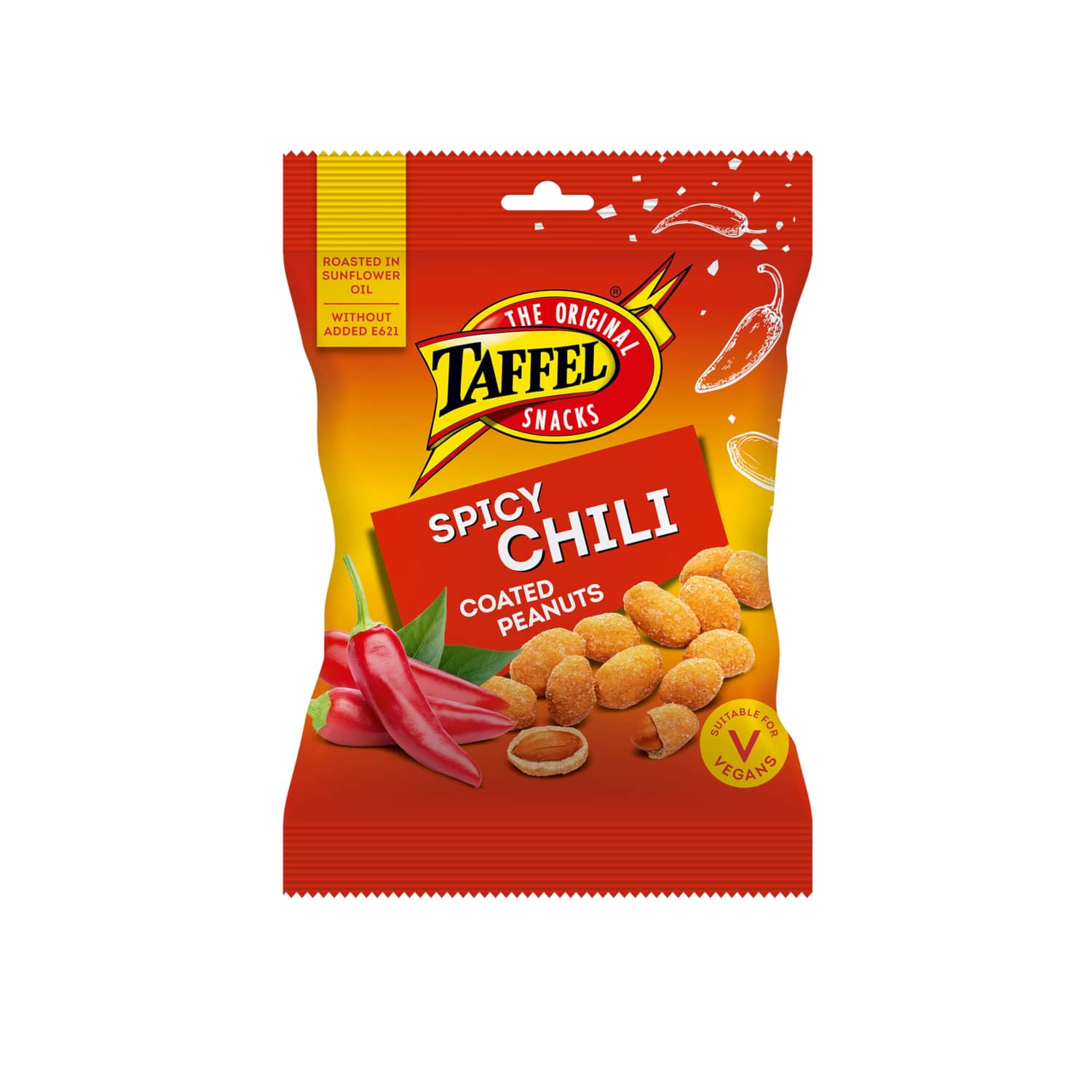 Соленые орехи TAFFEL Чили, 140г