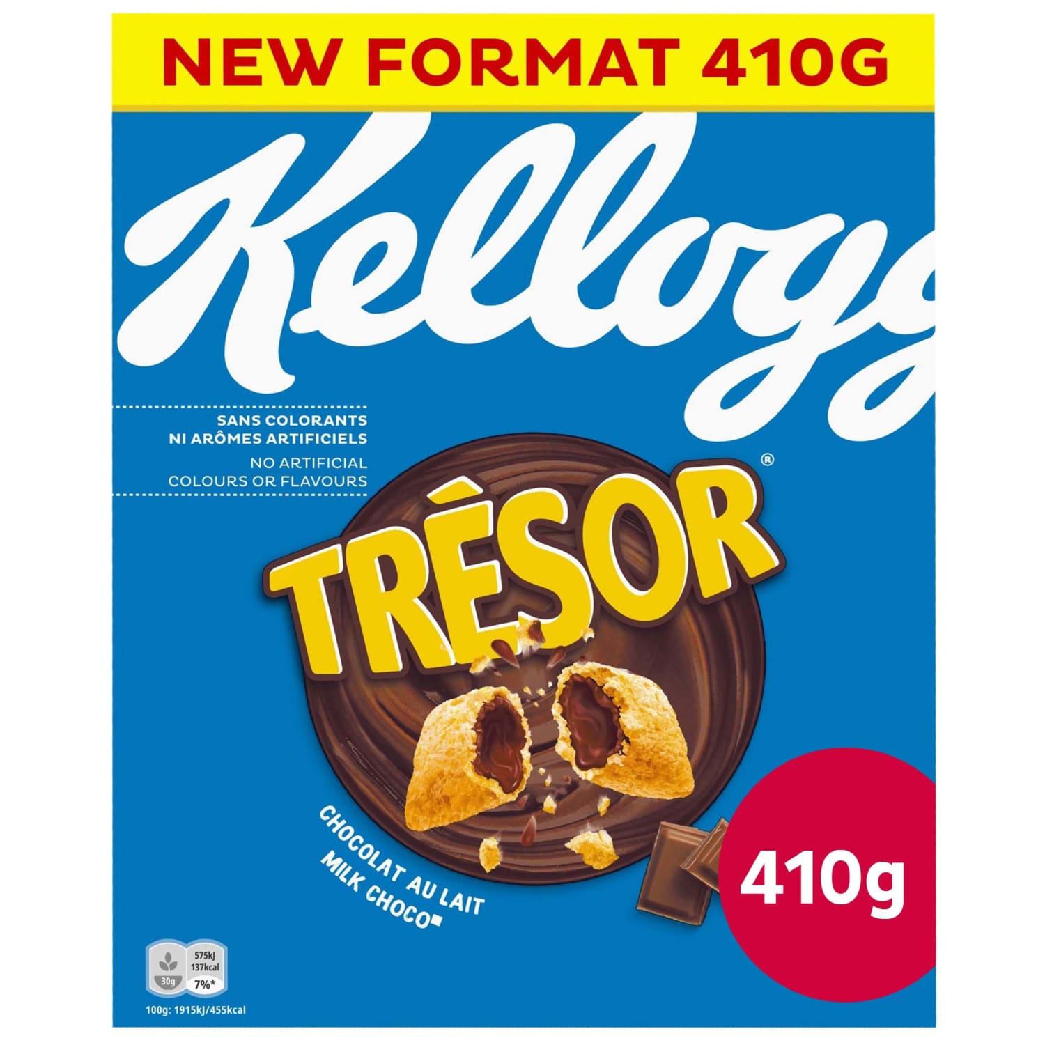 Flakes KELLOGG'S TRESOR MILK CHOCO, 410 g