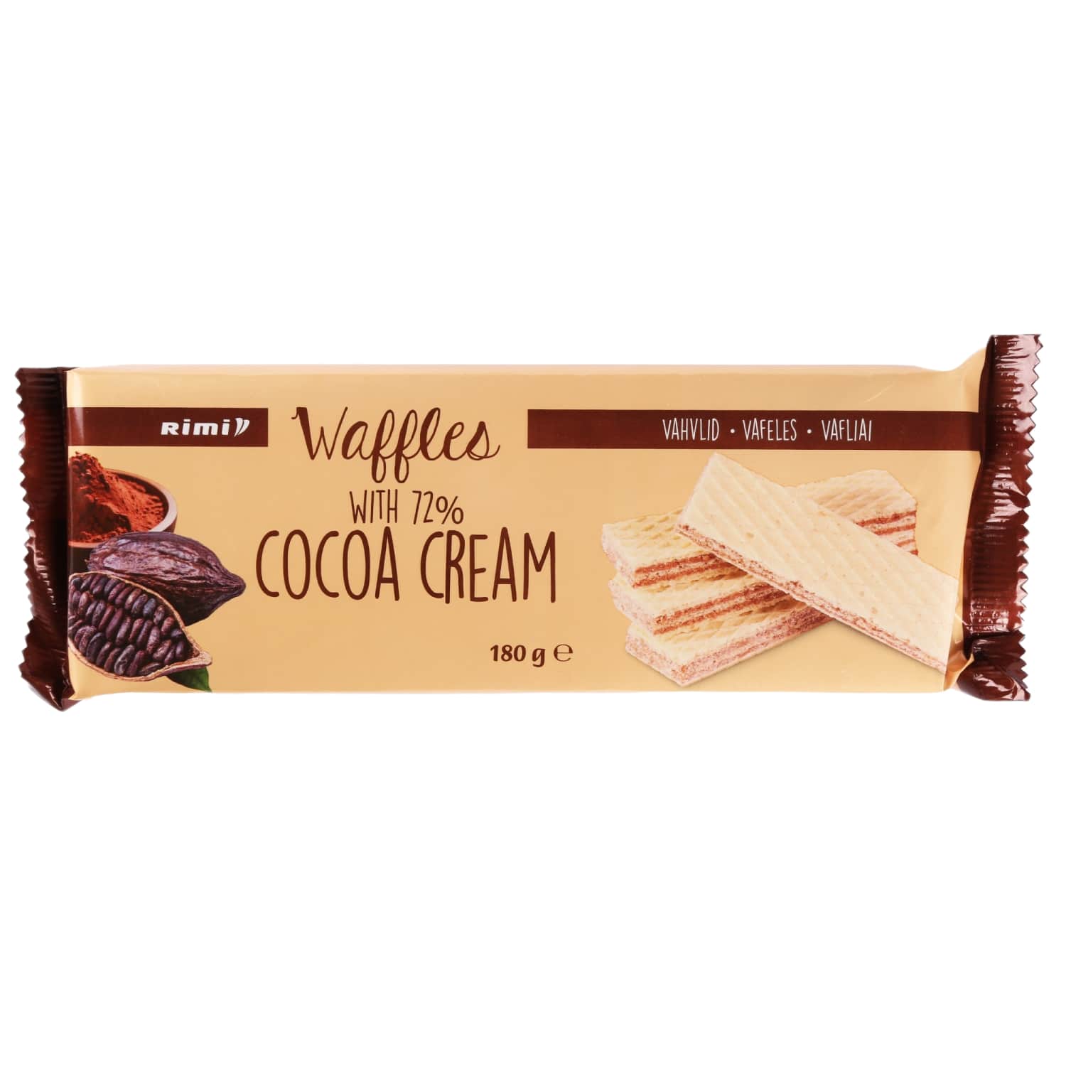 Vafliai su kakavos kremu RIMI, 180 g