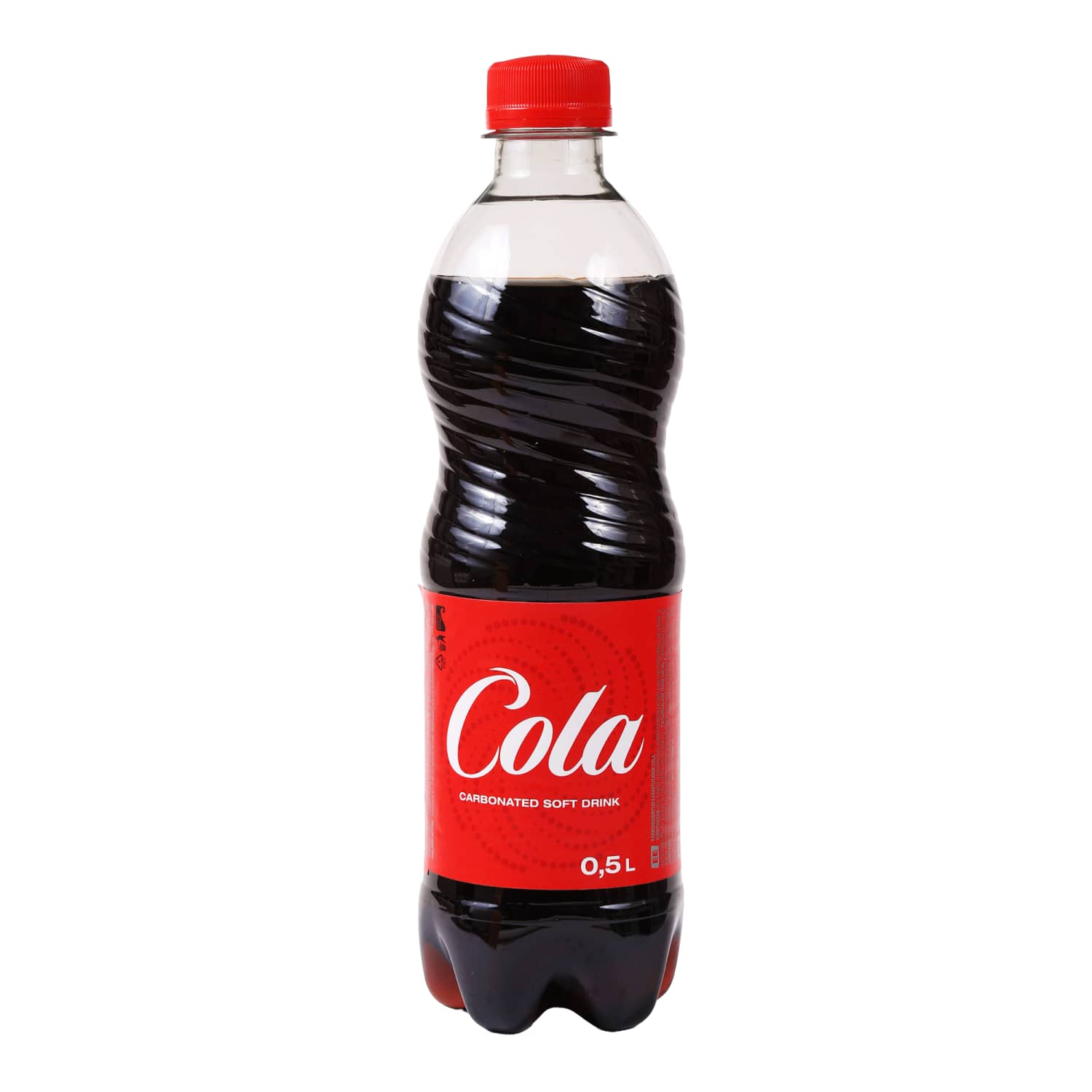 Sparkling soft drink Rimi COLA, 0,5 l