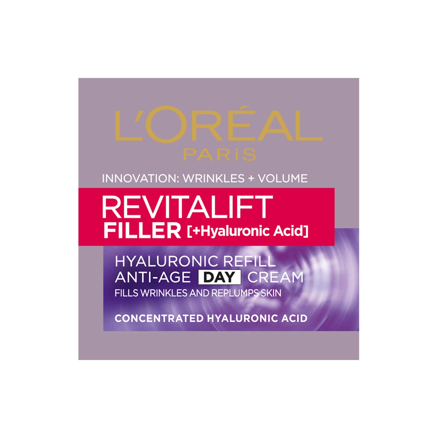 Face day cream L'OREAL Revitalift HA FILLER, 50 ml