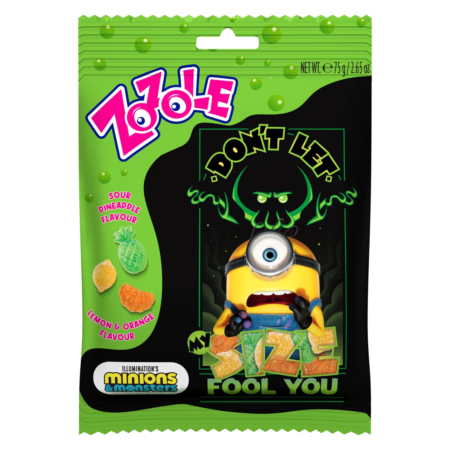 Rūgštūs guminukai ZOZOLE MINIONS, 75 g