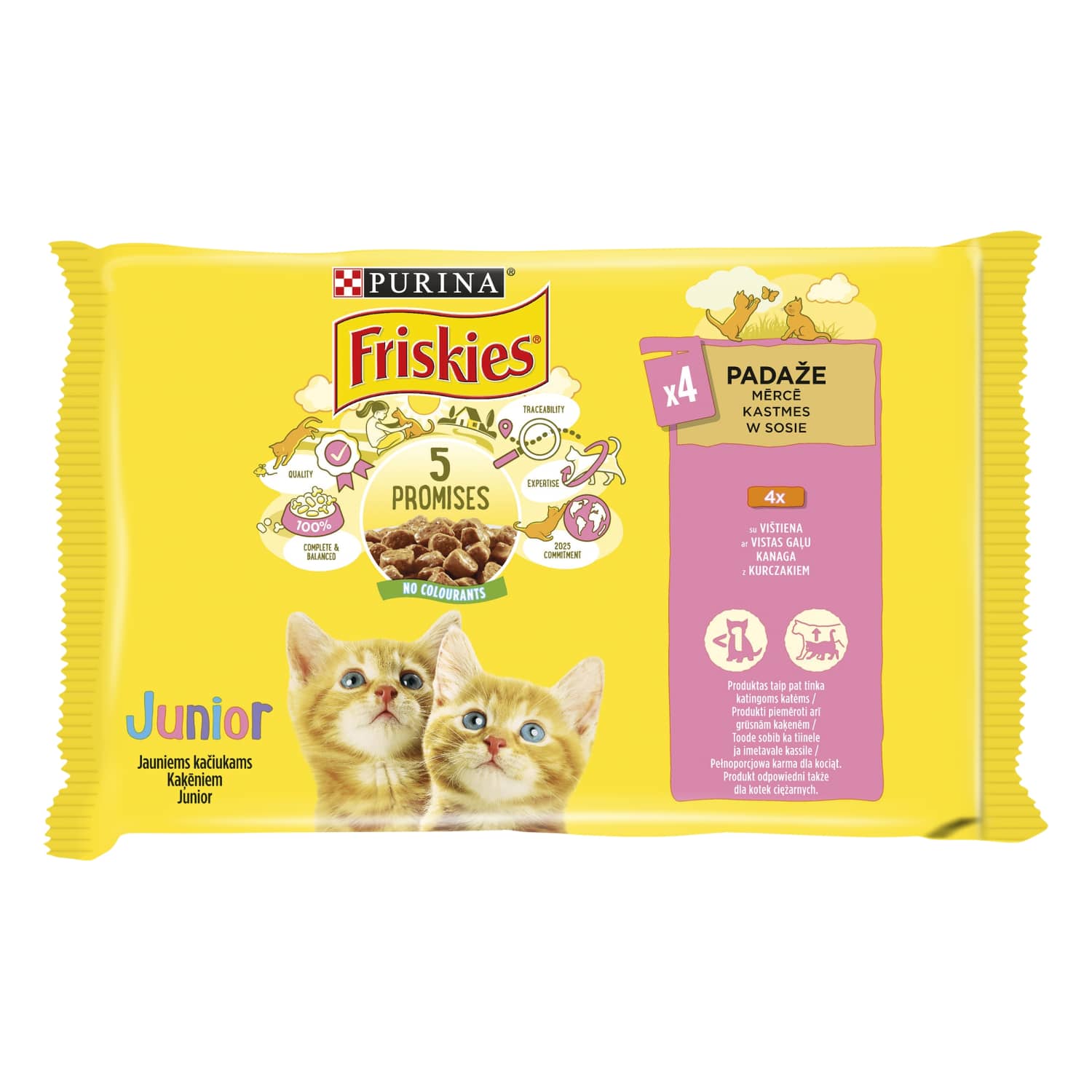 Корм для кошек Friskies Junior 4x85г