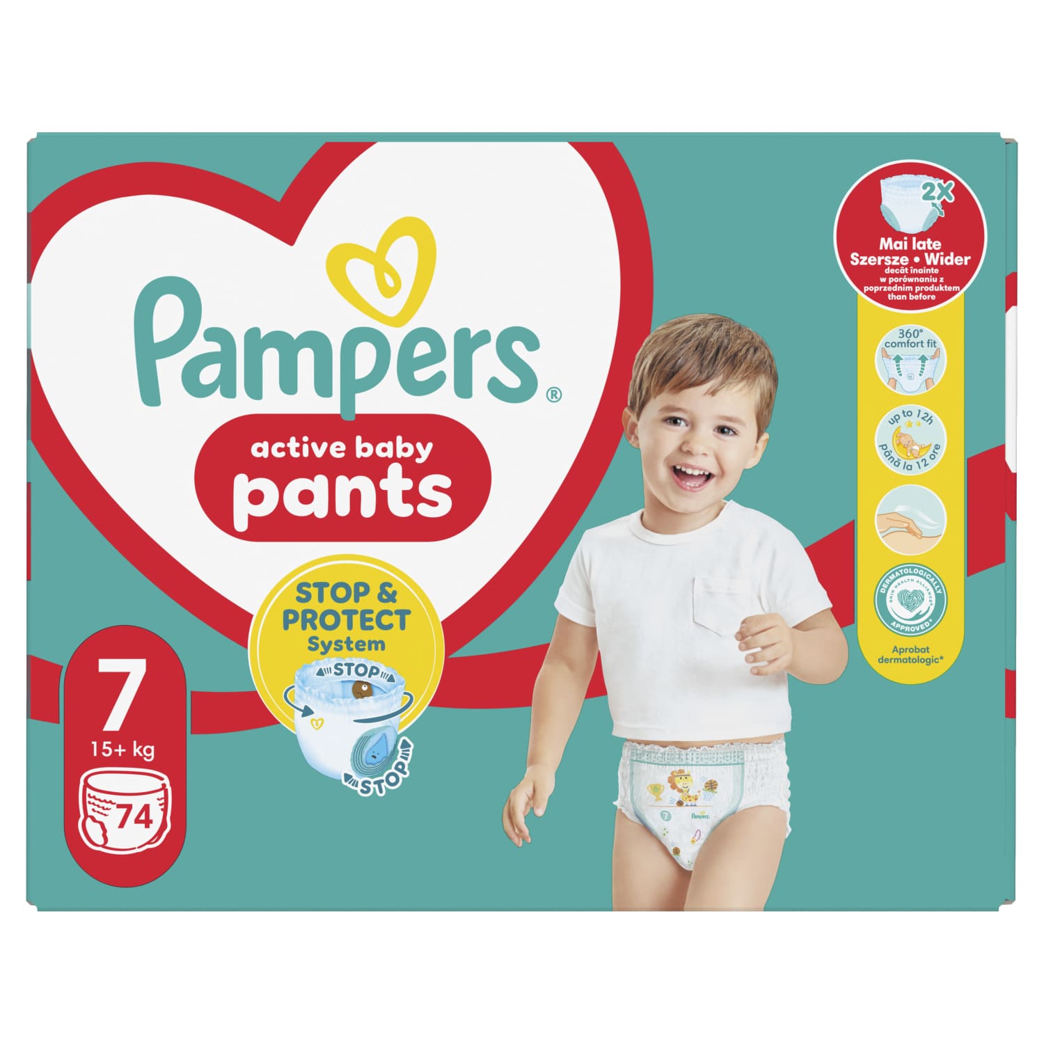 Sauskeln. PAMPERS PANTS MEGA PACK S7, 74 vnt.