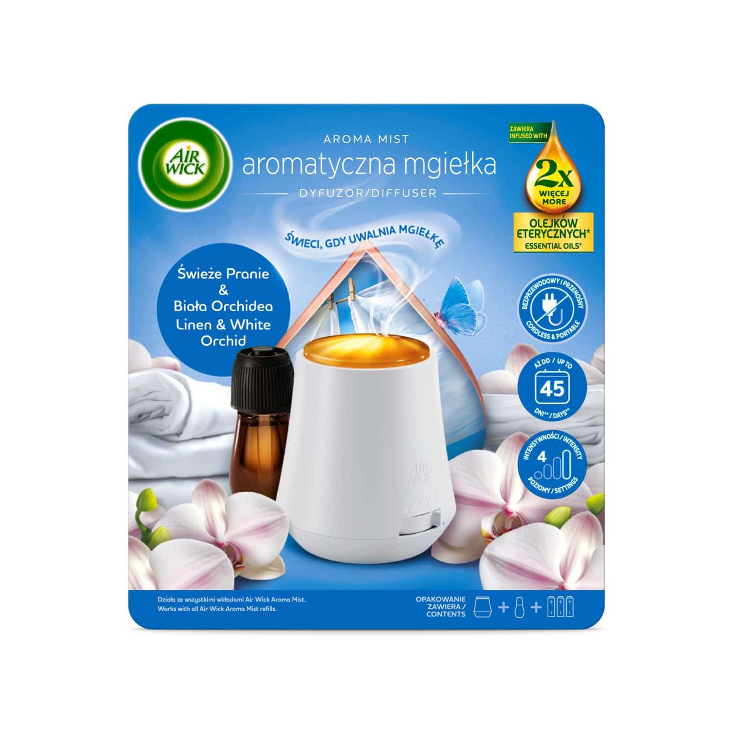 Освежитель воздуха AIR WICK AROMA MIST с запахом орхидеи, 20 мл