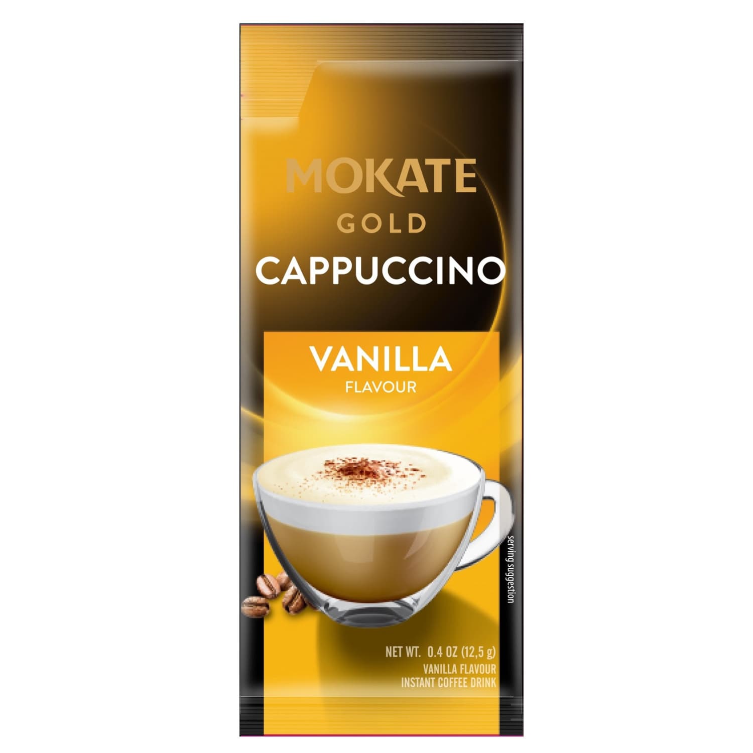 Кофейный напиток MOKATE CAP. GOLD VANILLA, 12,5 г