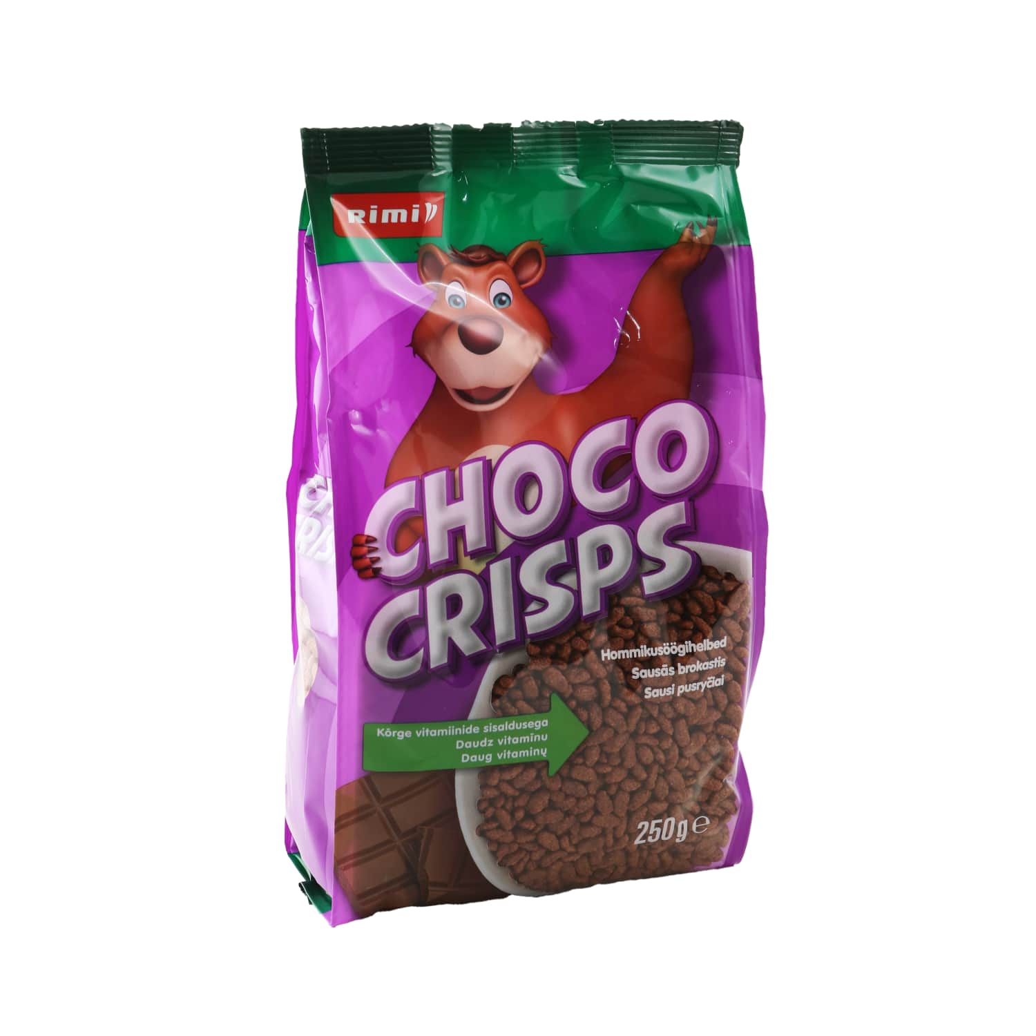 Cereal RIMI CHOCO CRISPS, 250 g