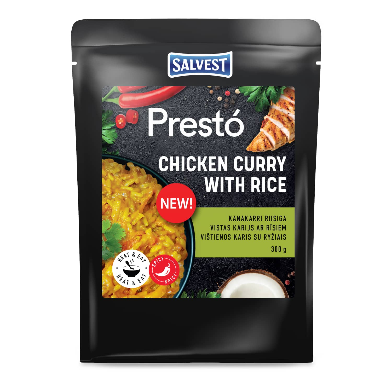 Куриное карри с рисом PRESTO, 300 г