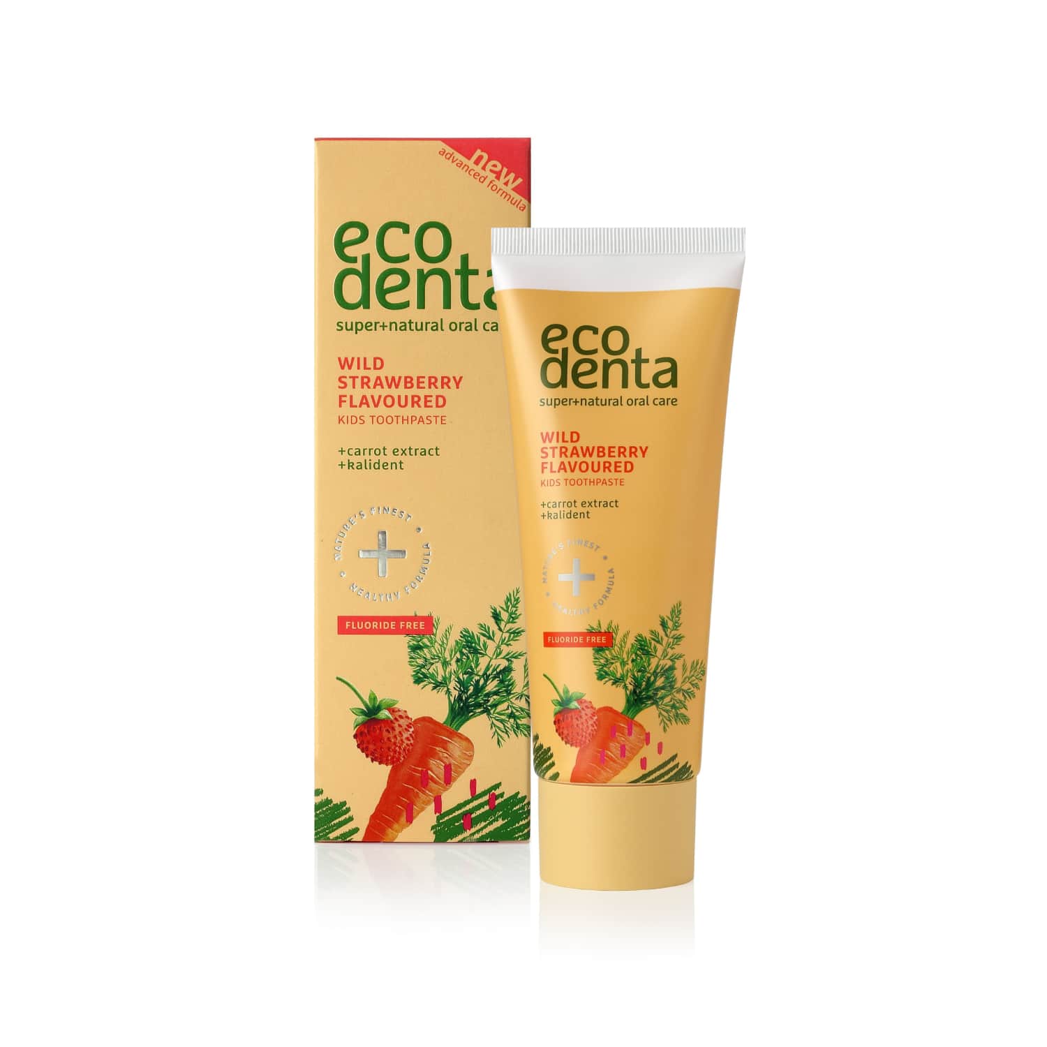 Children's toothpaste carrot extract, ECODENTA, 75ml