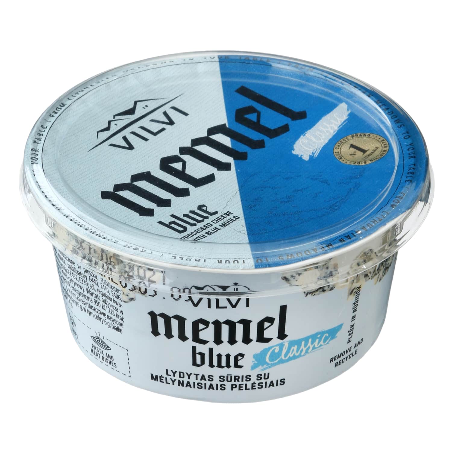 Плавленый сыр с плесенью VILVI MEMEL, 40%, 140 г