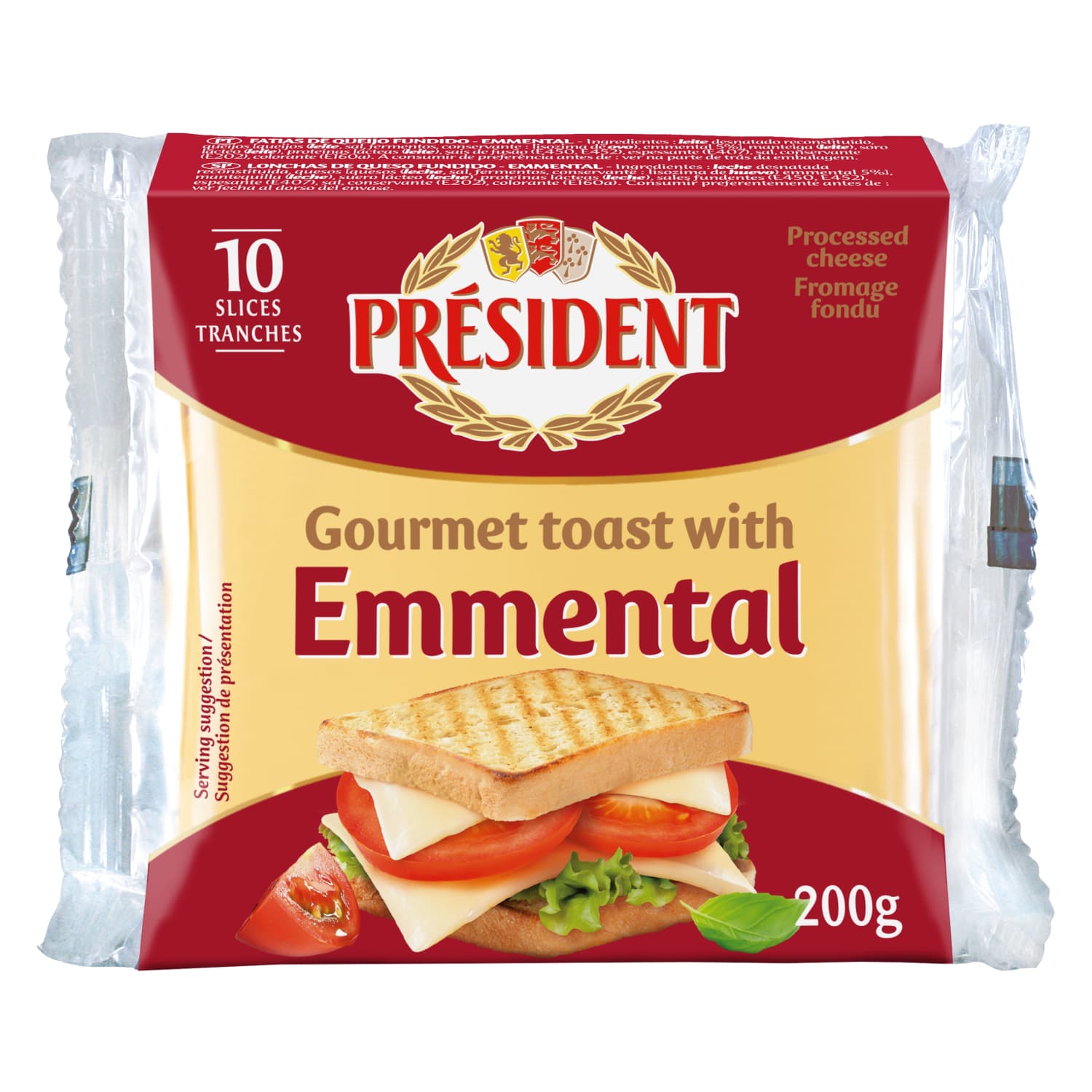 Melted cheese with EMMENTAL cheese, 200 g