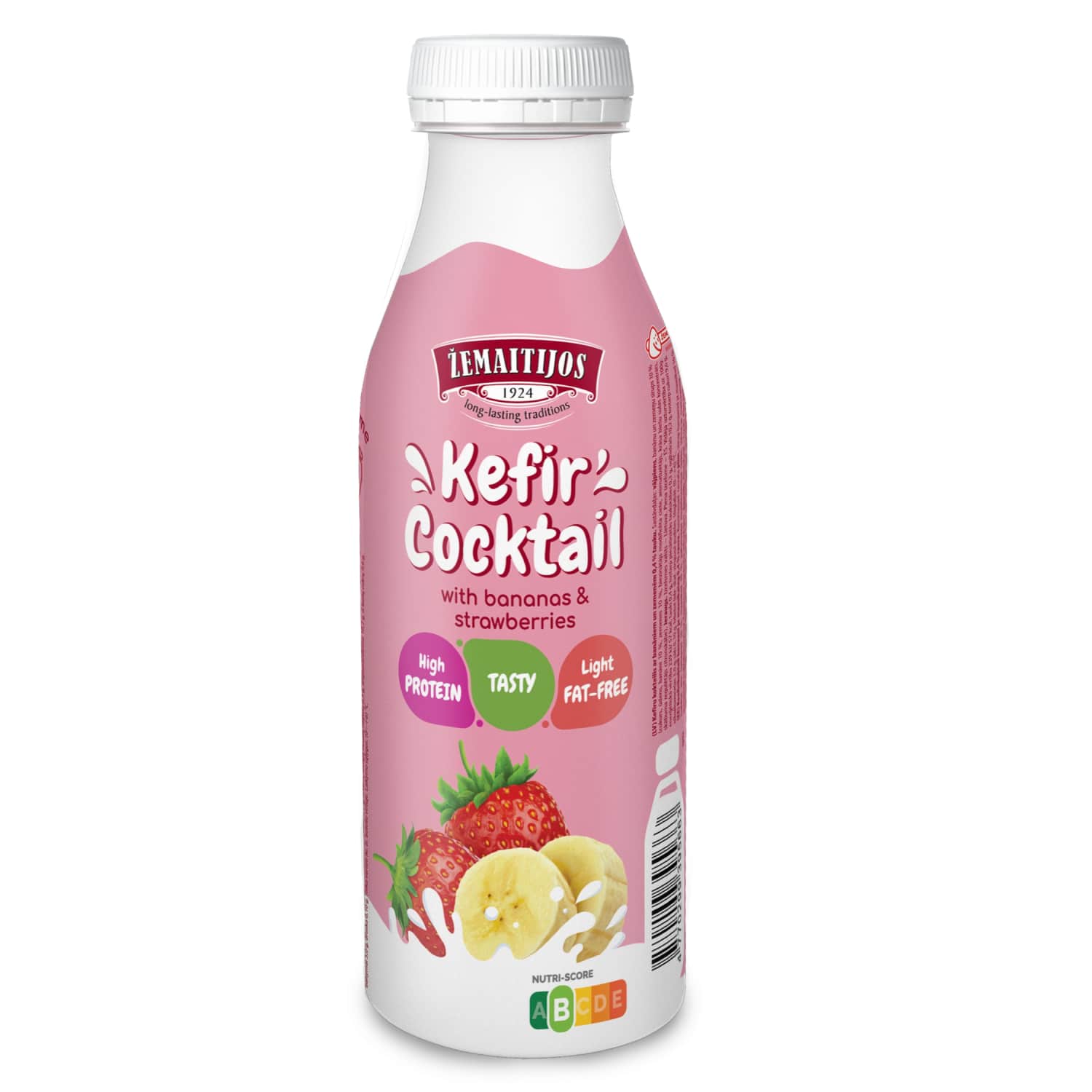 ŽEMAITIJOS кефирный коктейль б.б., 0,4%, 450 г