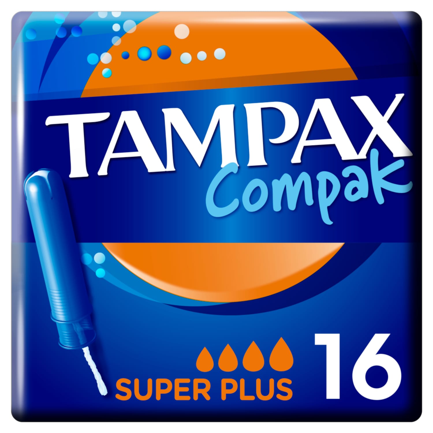 Tamp. TAMPAX COMPAK SUPER PLUS, 16 vnt.