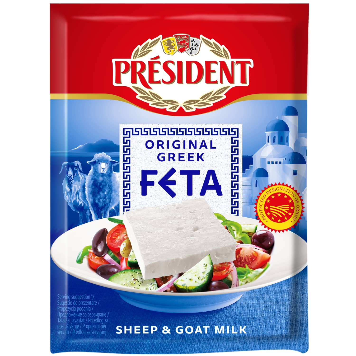 Сыр Фета PRESIDENT 22.5%, 150г