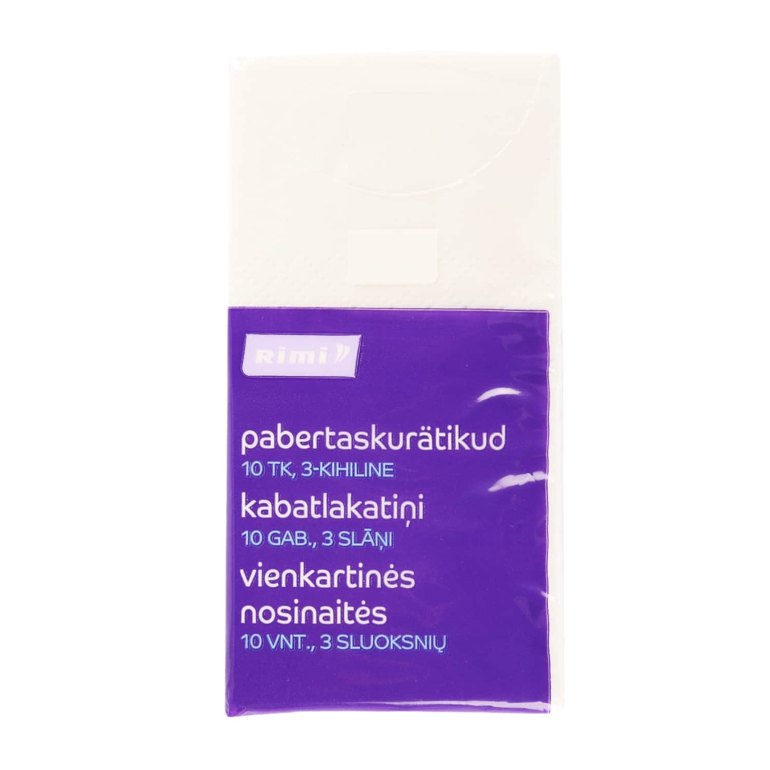Vienkart. nosinaitės RIMI, 3 sl., 1 vnt