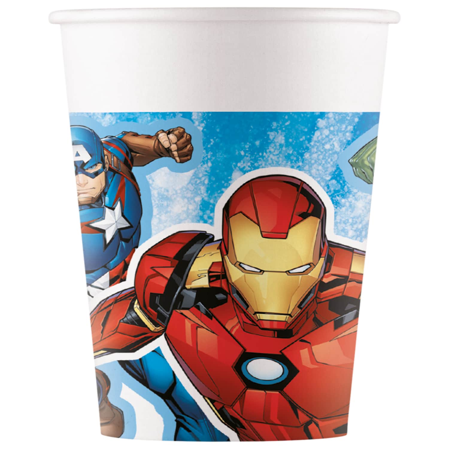 Popier. puodel. AVENGERS FSC, 200 ml, 8 vnt.