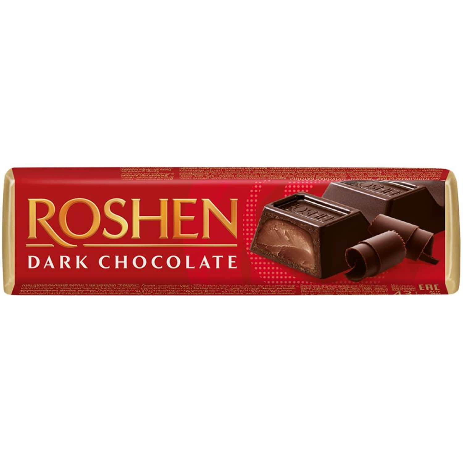 Dark chocolate bar ROSHEN, 43 g