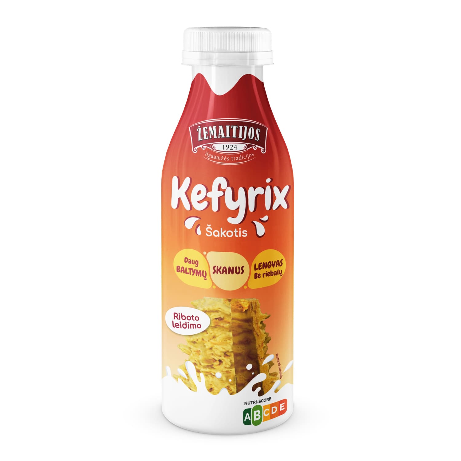 ŽEMAITIJOS кефирный коктейль ШАКОТИС, 0,4%, 450 г
