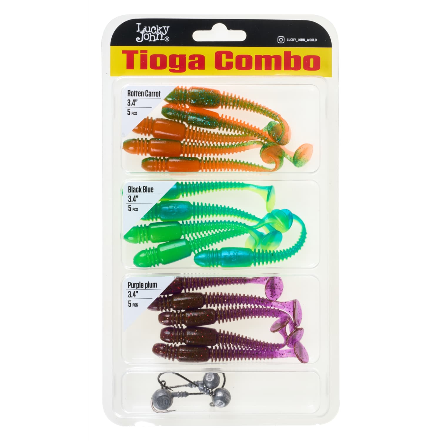 Guminukas Lucky John TIOGA 3.4in SET