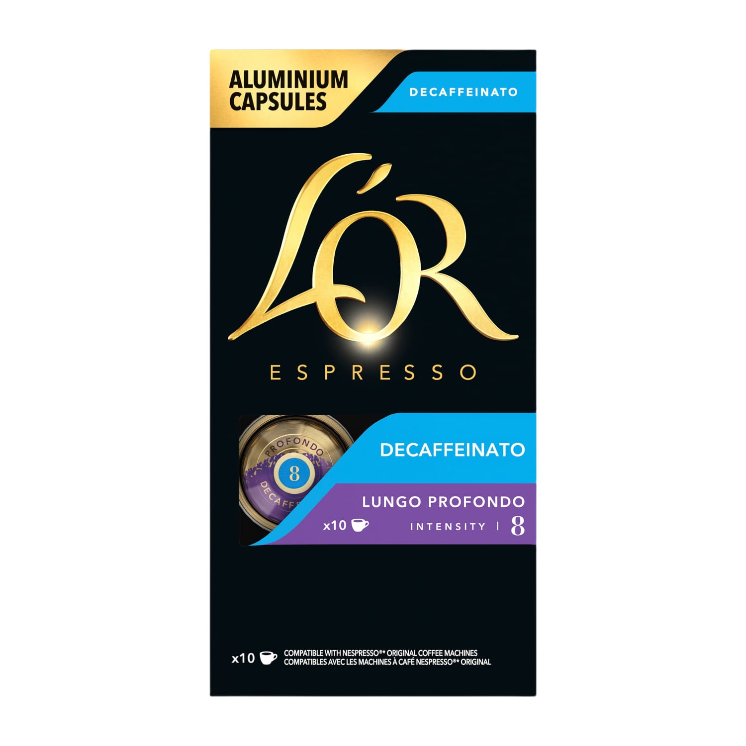 Kavos kaps. LOR PROFONDO DECAF, 10 x 5,2 g