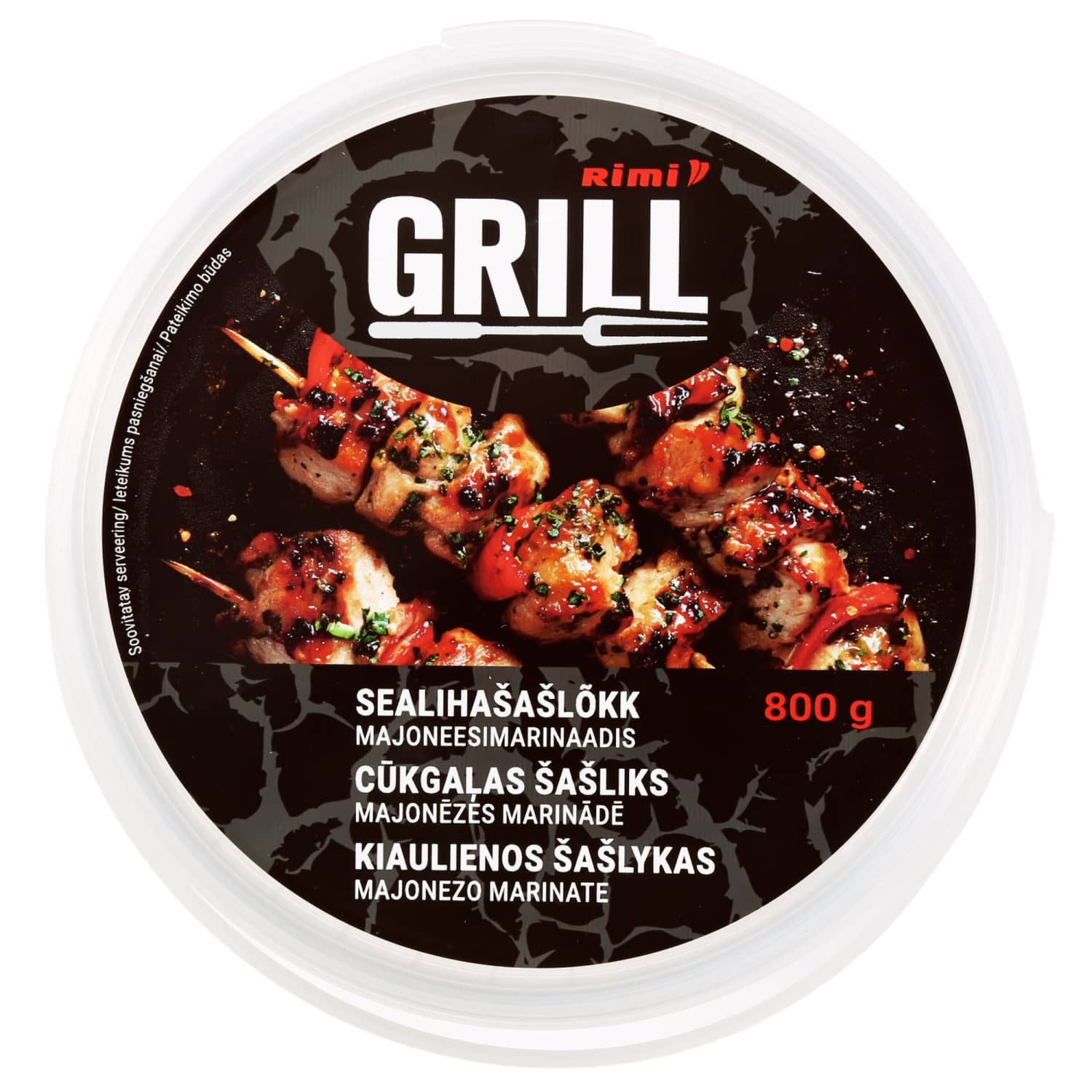 Kiaul. šašlykas majonezo mar. RIMI, 800 g