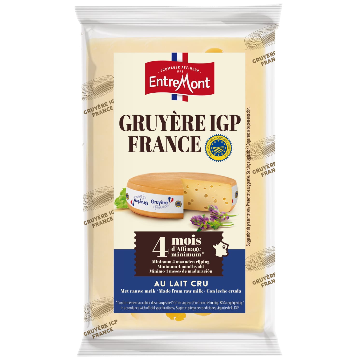 Kiet. sūris ENTERMONT GRUYERE, 47 %, 200 g