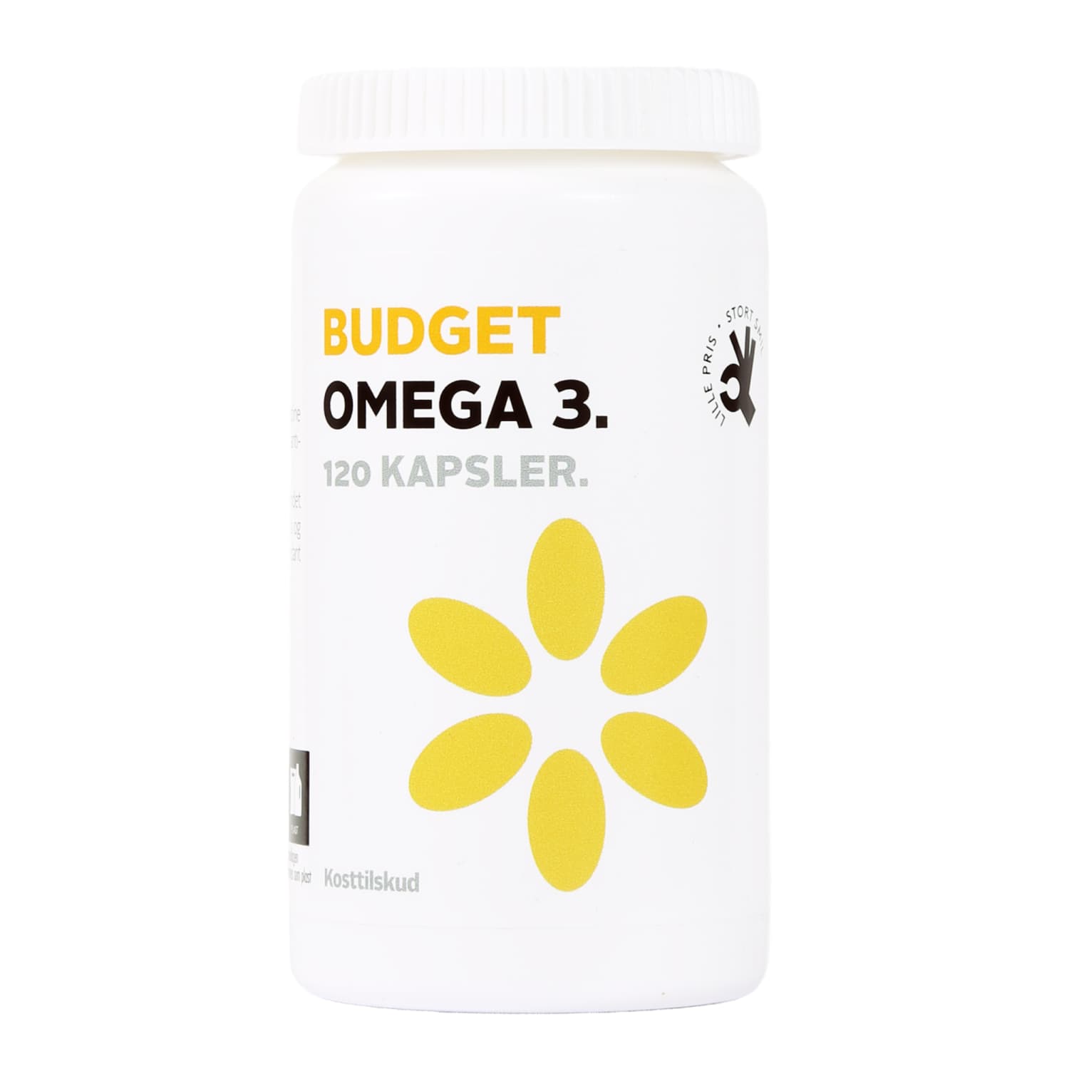 Maisto papildas Omega-3 BUDGET, 120 kaps.