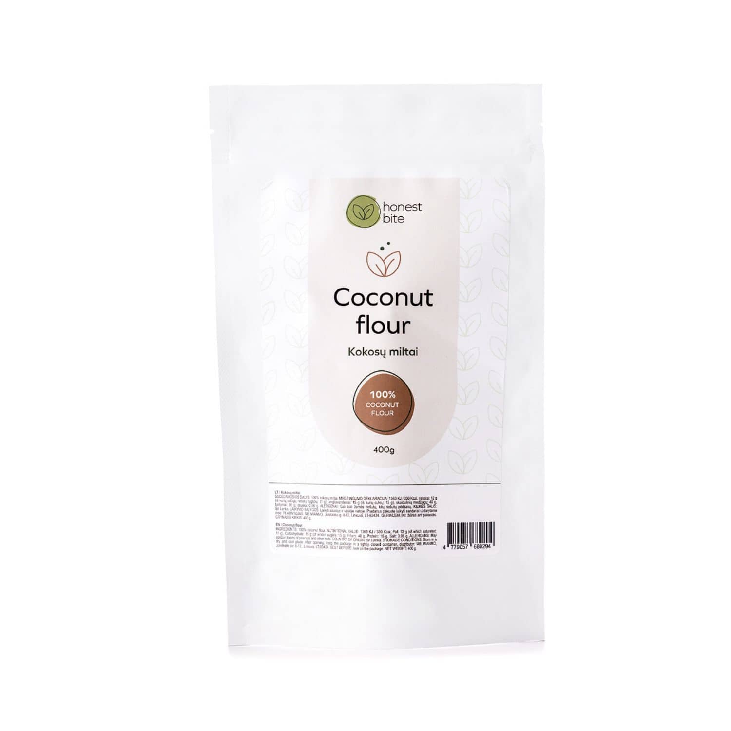 Kokoso miltai HONESTBITE, 400 g