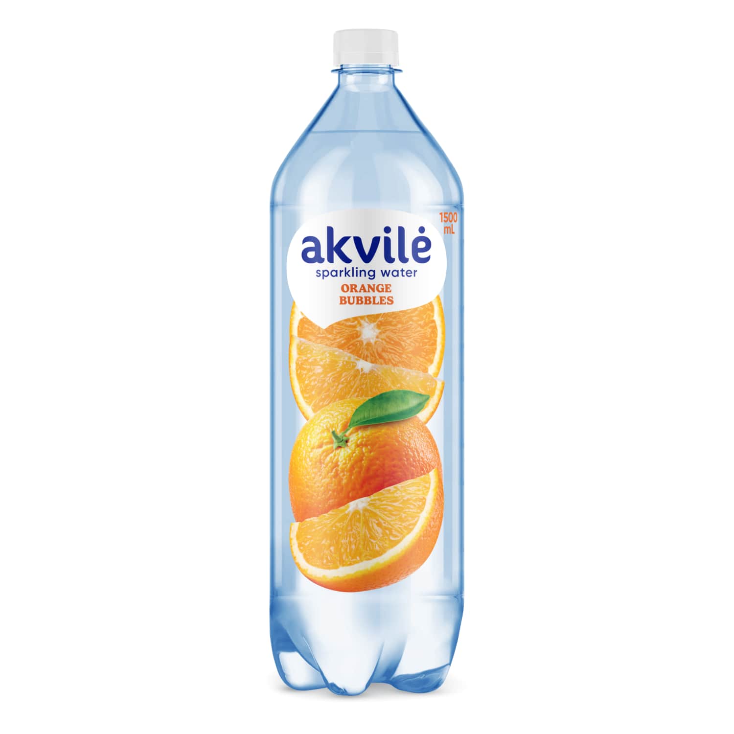 Gaz. apelsinų ar. stalo vanduo AKVILĖ, 1,5l