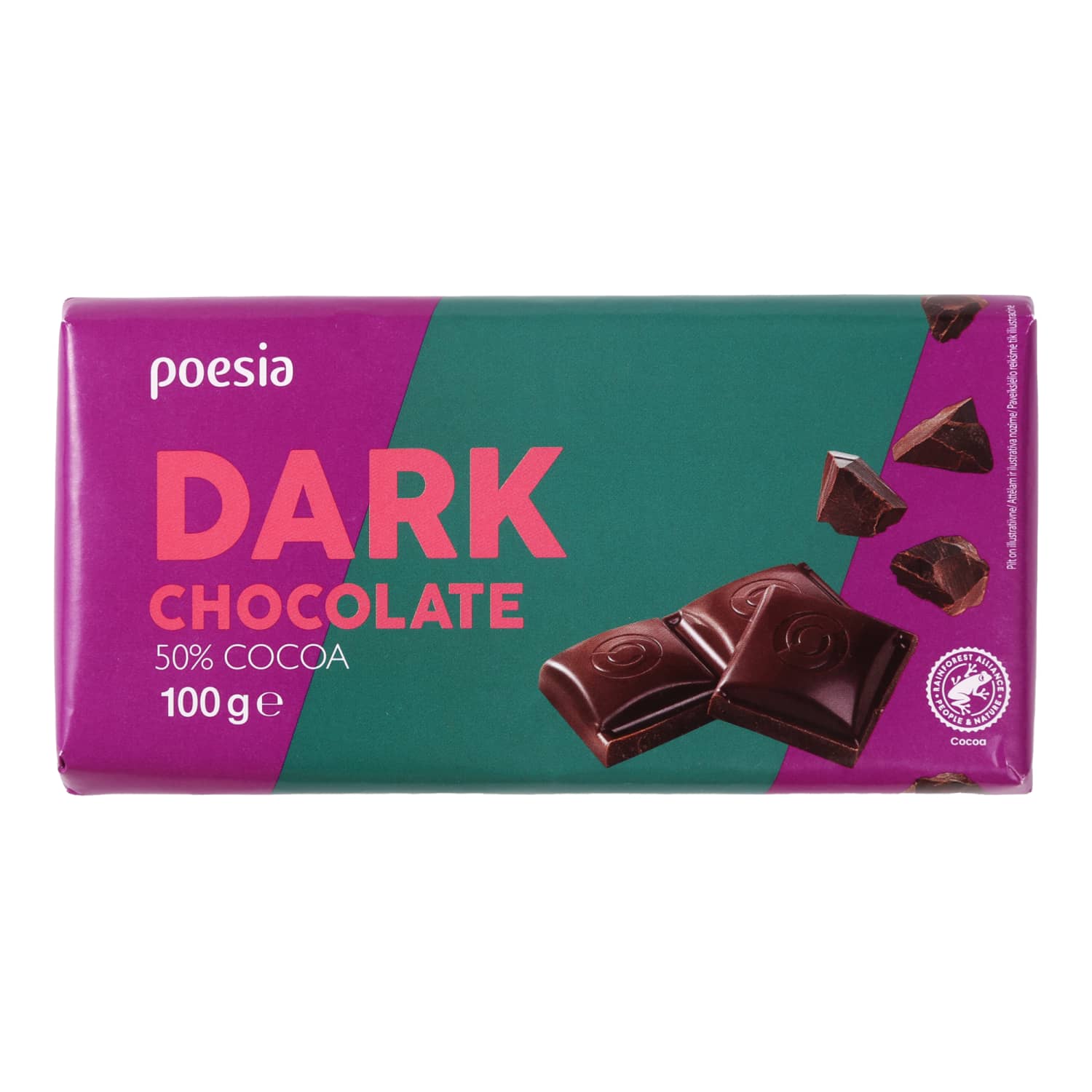 Juodasis šokoladas Poesia 100g