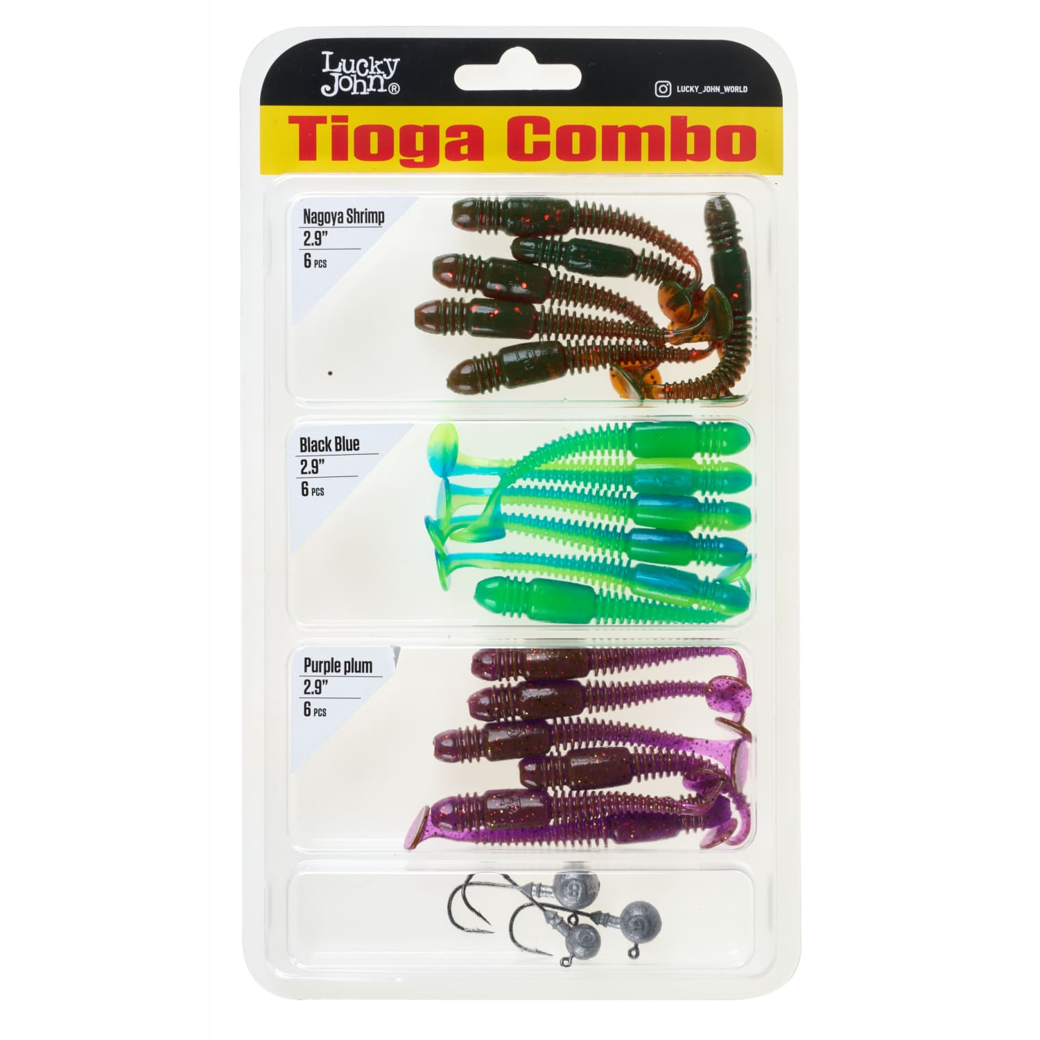 Guminukas Lucky John TIOGA 2.9in SET