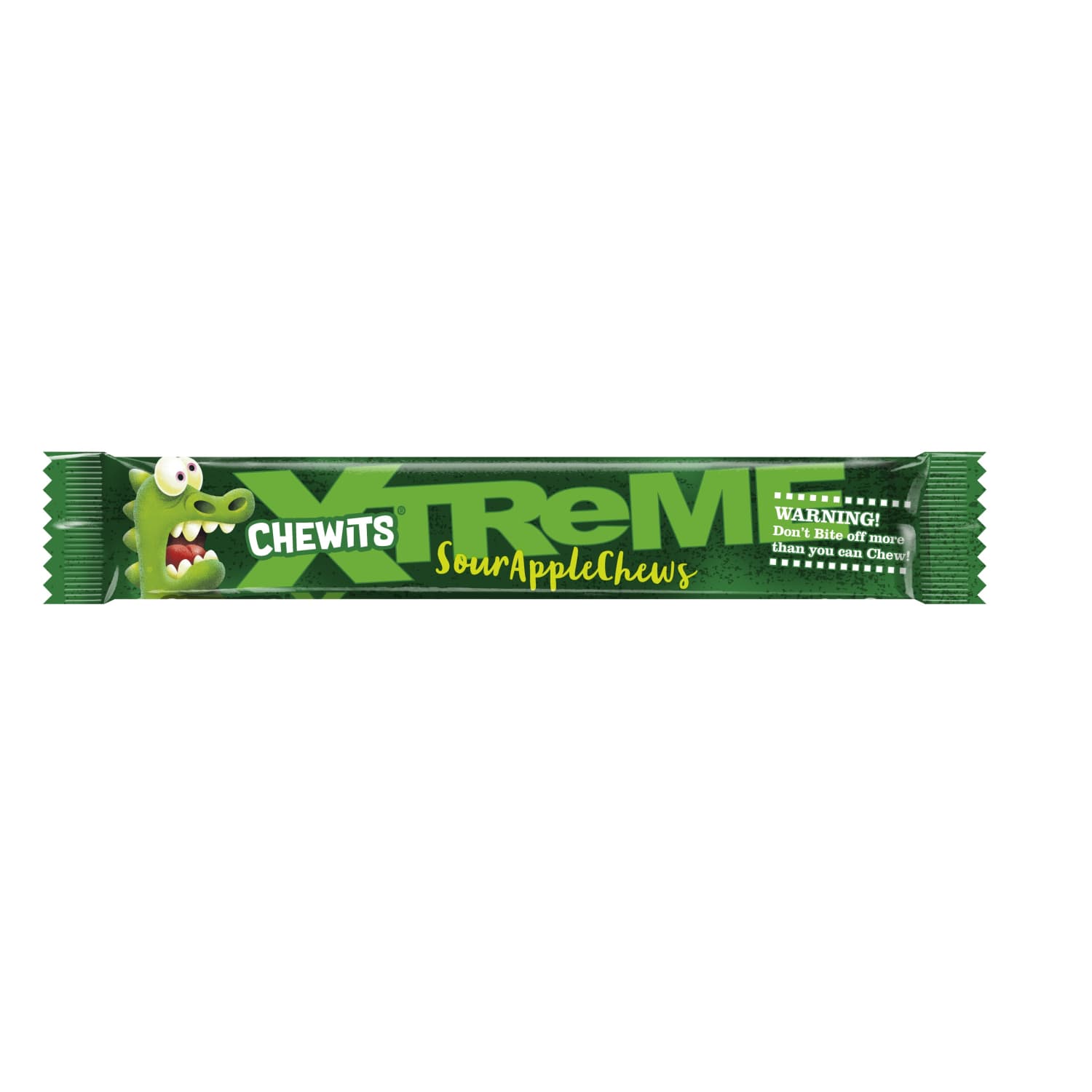 Candies CHEWITS XTREME SOUR APPLE, 34 g