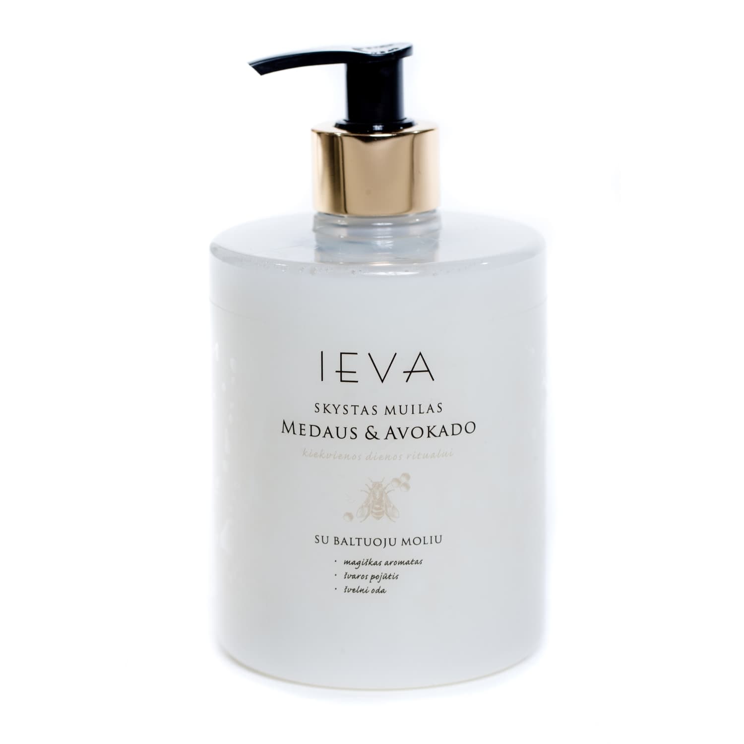 Liquid soap honey and avocado aroma IEVA, 500 ml