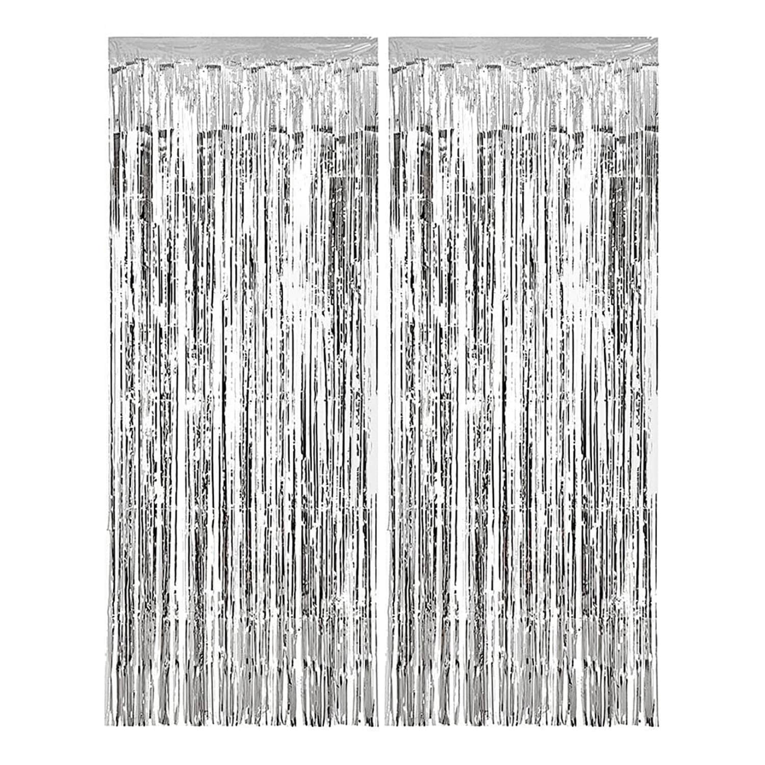 Folijos užuolaida-lietutis „Silver“ 1x2m