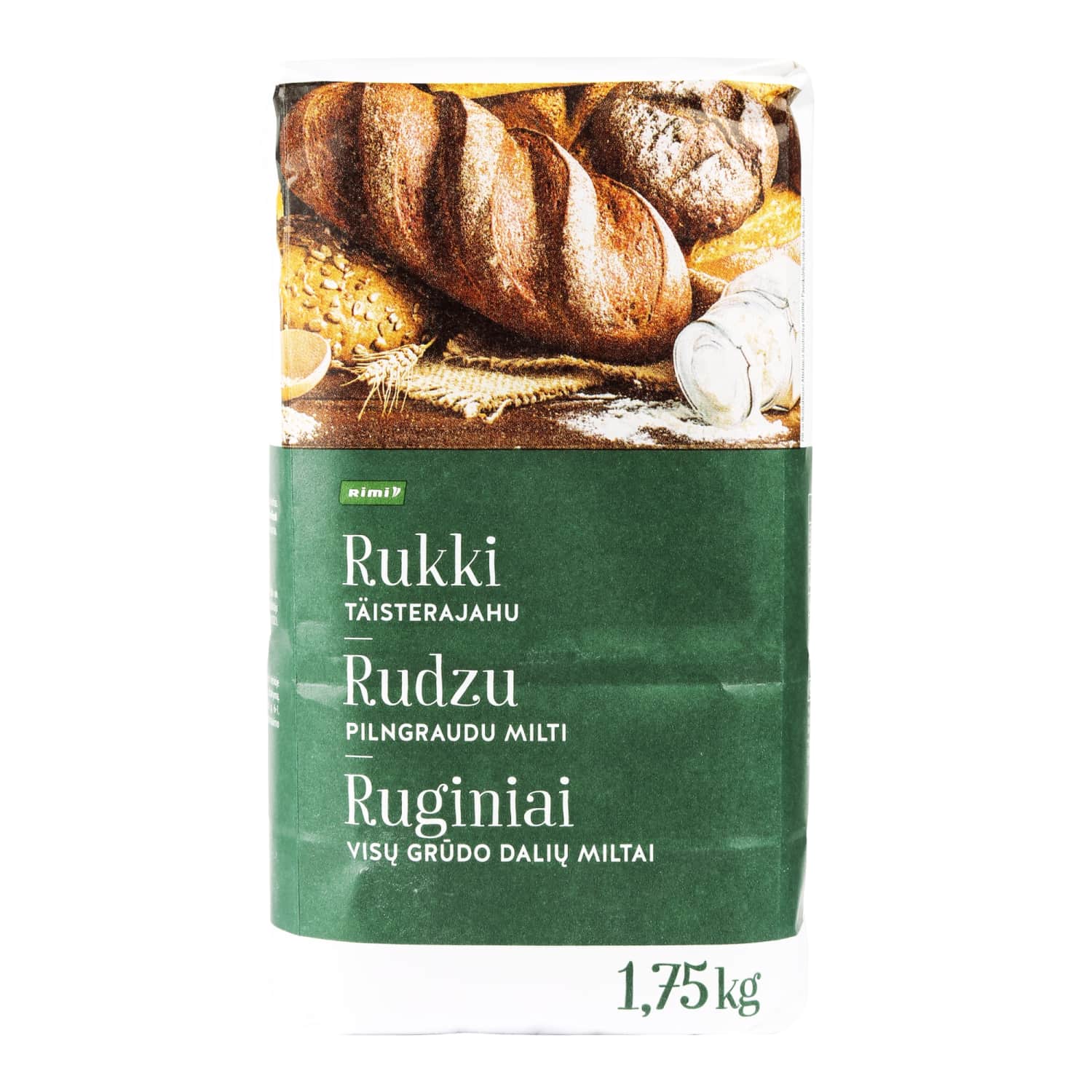 Ржаная мука из всех частей зерна RIMI, 1,75 кг